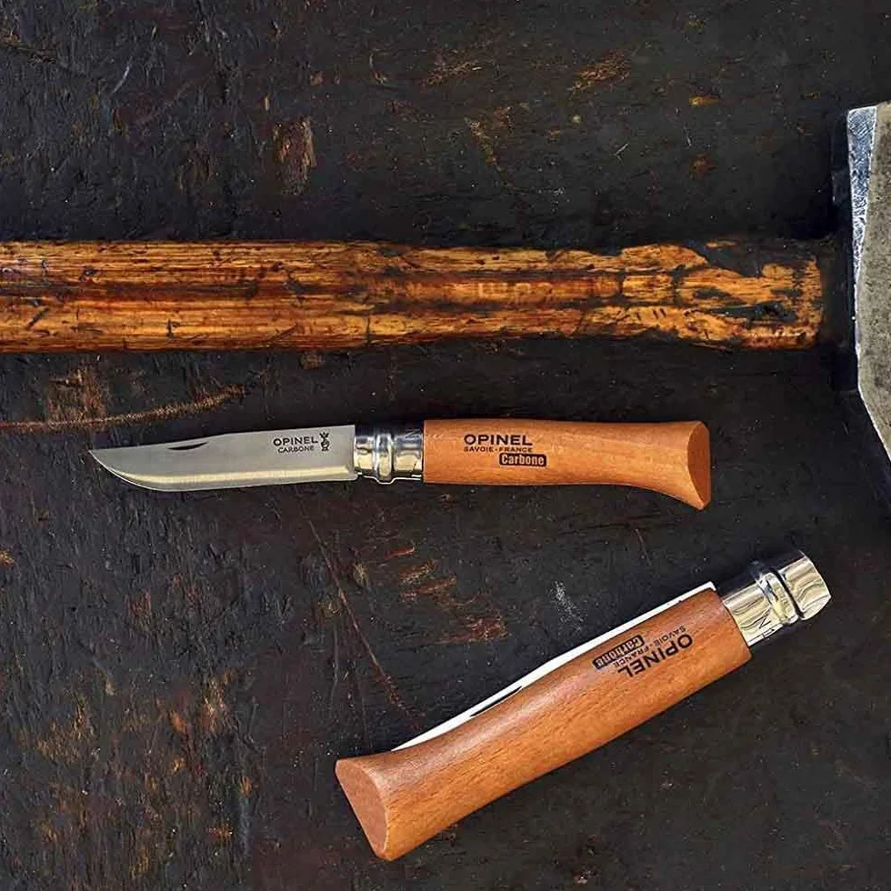 Opinel Nóż z ostrzem ze stali węglowej nr 9 - 9 cm