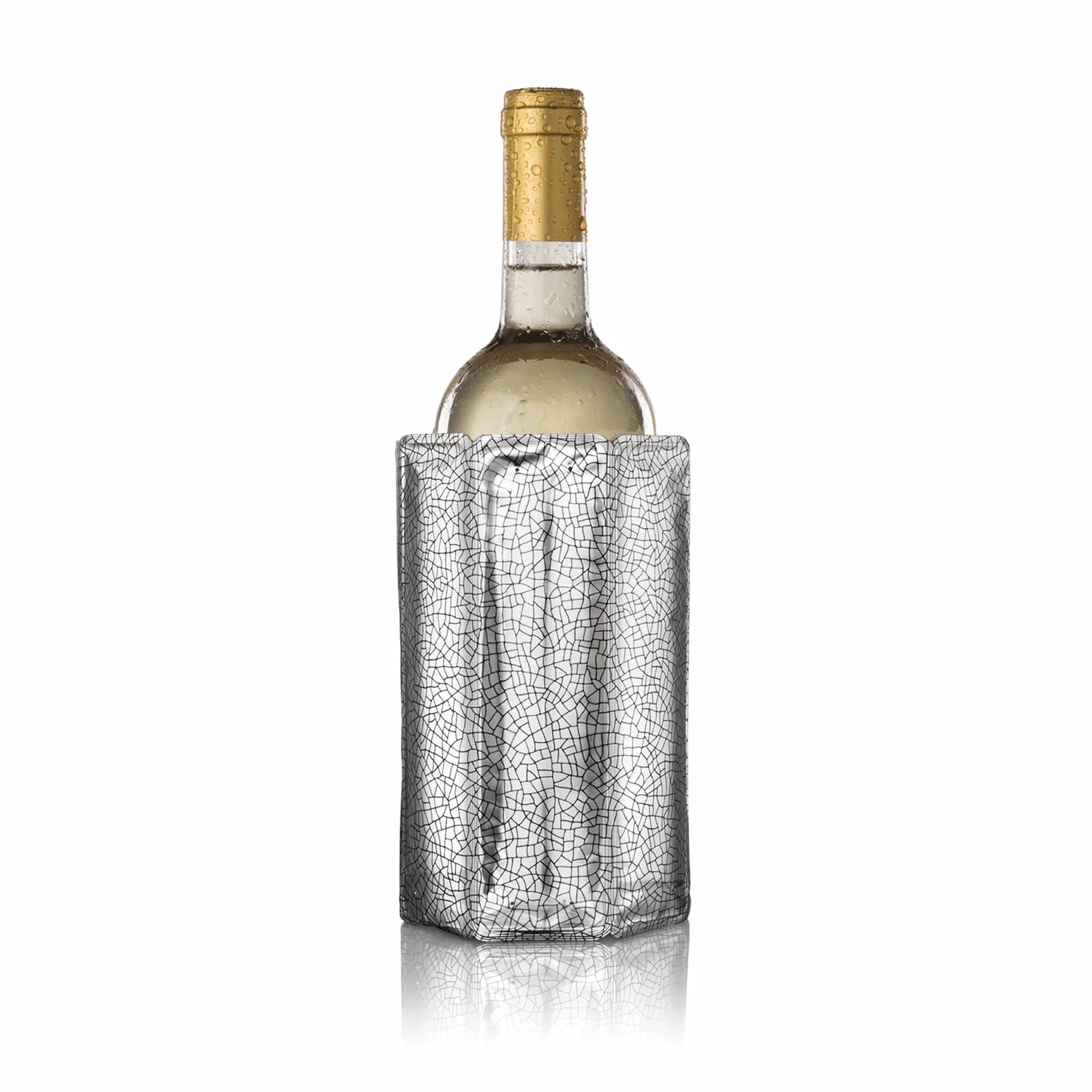 Vacu Vin Rapid Ice Wine Cooler Chłodziarka Do Wina, Srebrny