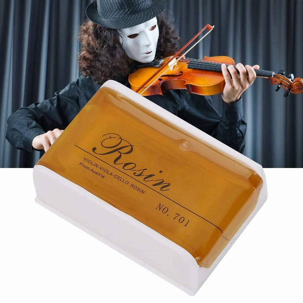 Kalafonia, Skrzypce Altówka Wiolonczela Kalafonia Szczotka Narzędzie do Czyszczenia Instrumentów Muzycznych Altówka na Skrzypce Kalafonia (Żółty)