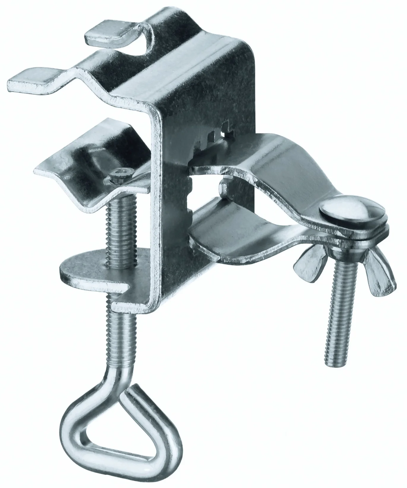 Schneider 801-00 Klamra Stołowa do Parasoli Przeciwsłonecznych ze Stali, Srebrny,