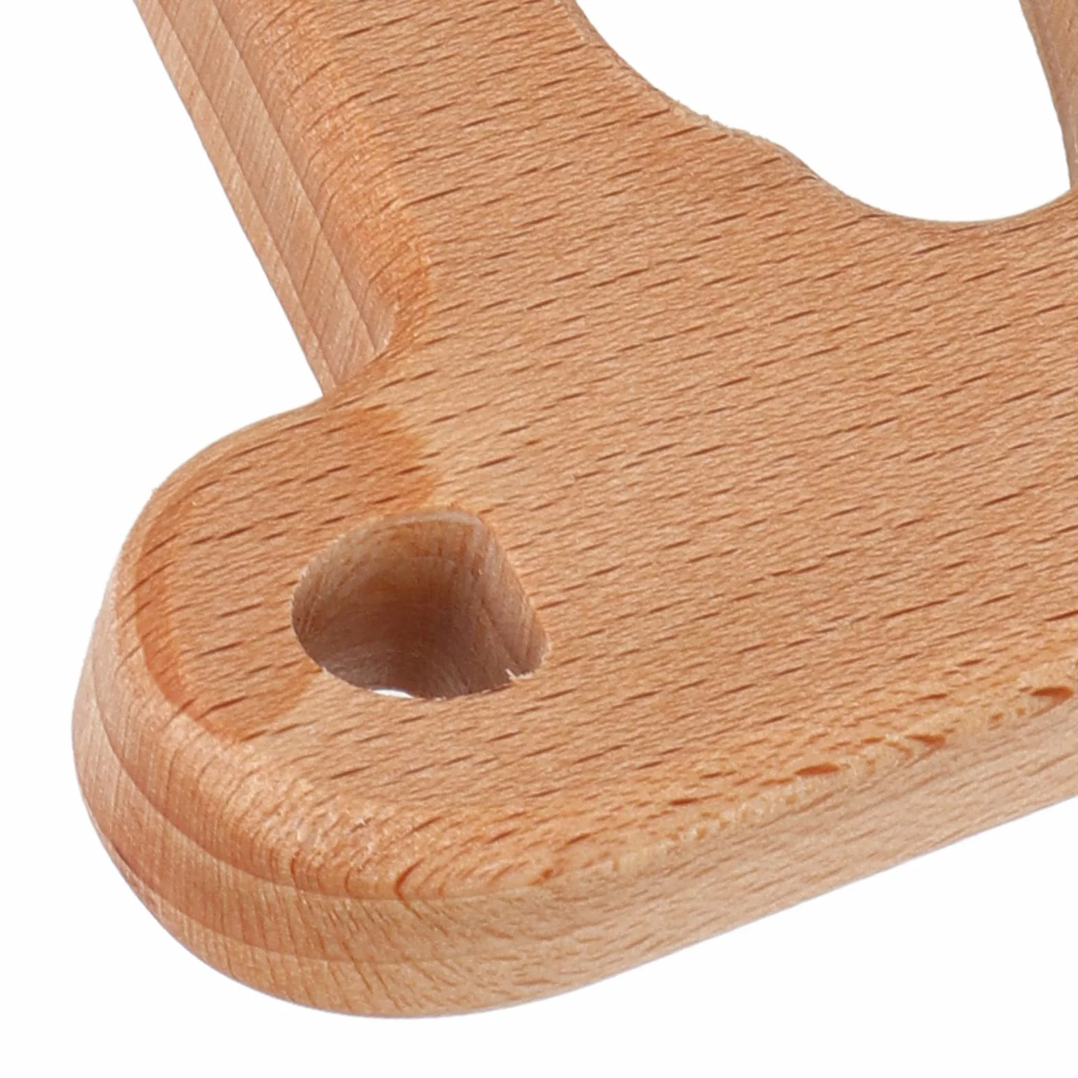 Drewniany Nóż Montessori dla Dziecka Ergonomiczny Nóż Kuchenny z Drewna Bukowego (Kot)