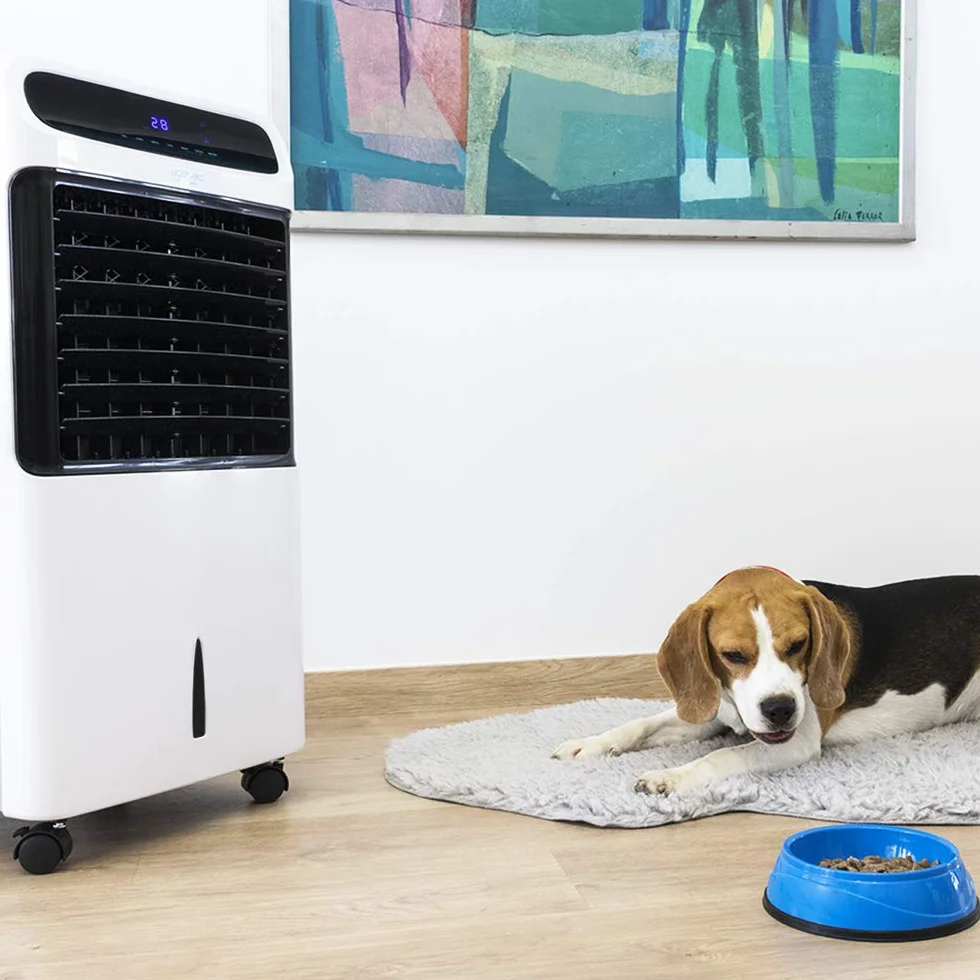 Cecotec EnergySilence PureTech 6500 klimatyzator parowy 80 W podwójna funkcja zimna/ciepła przepływ 600 m2/h pojemność 12 l