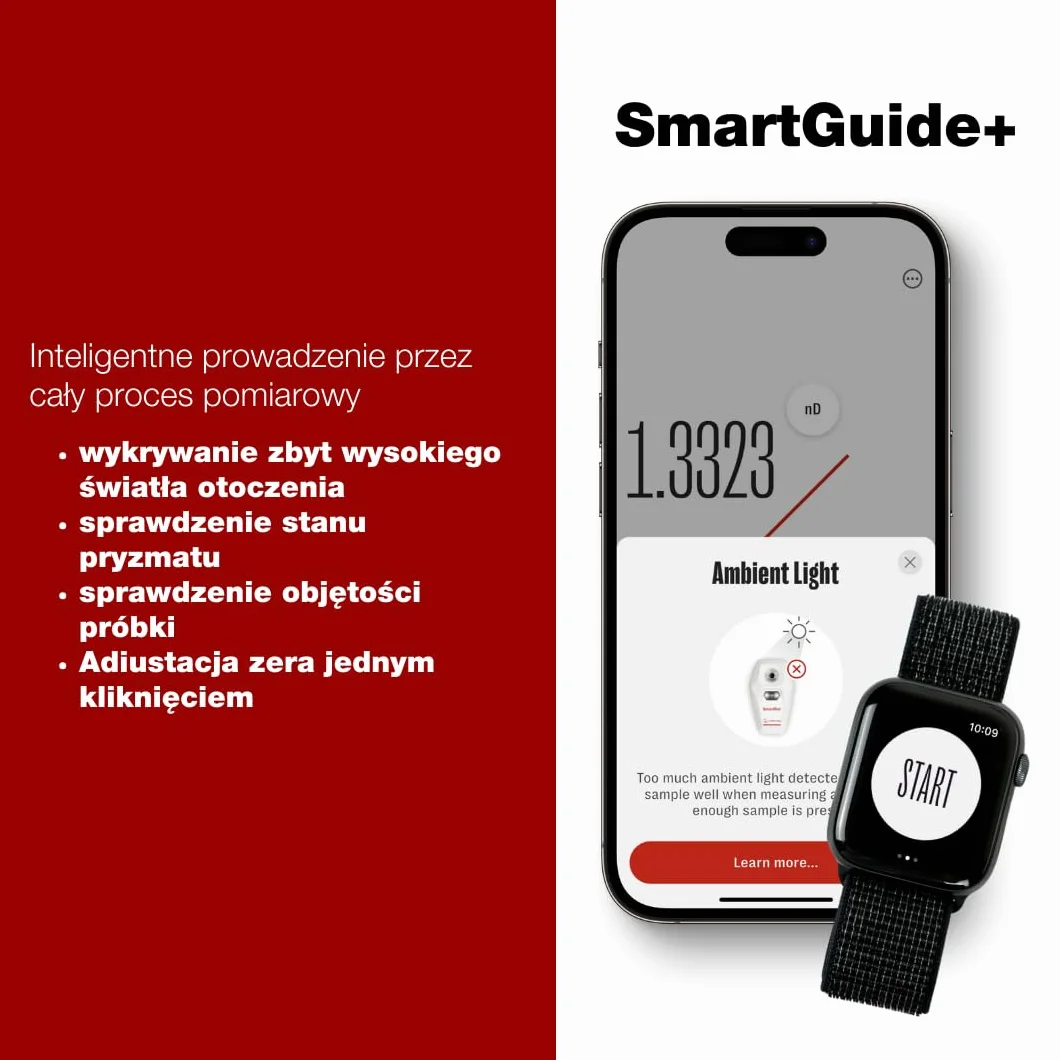 Anton Paar SmartRef Refraktometr cyfrowy Brix Plato SG Babo Baumé KMW ppt