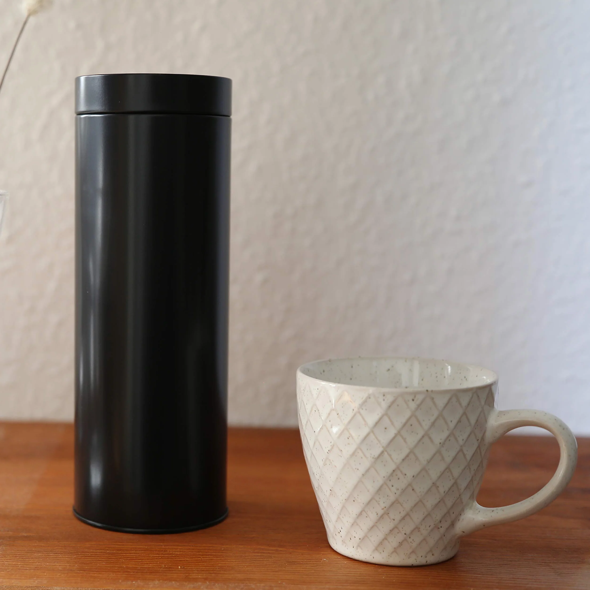 Metalowa puszka na kawę 200 g Earl Grey 20 saszetek 20 x 7 cm