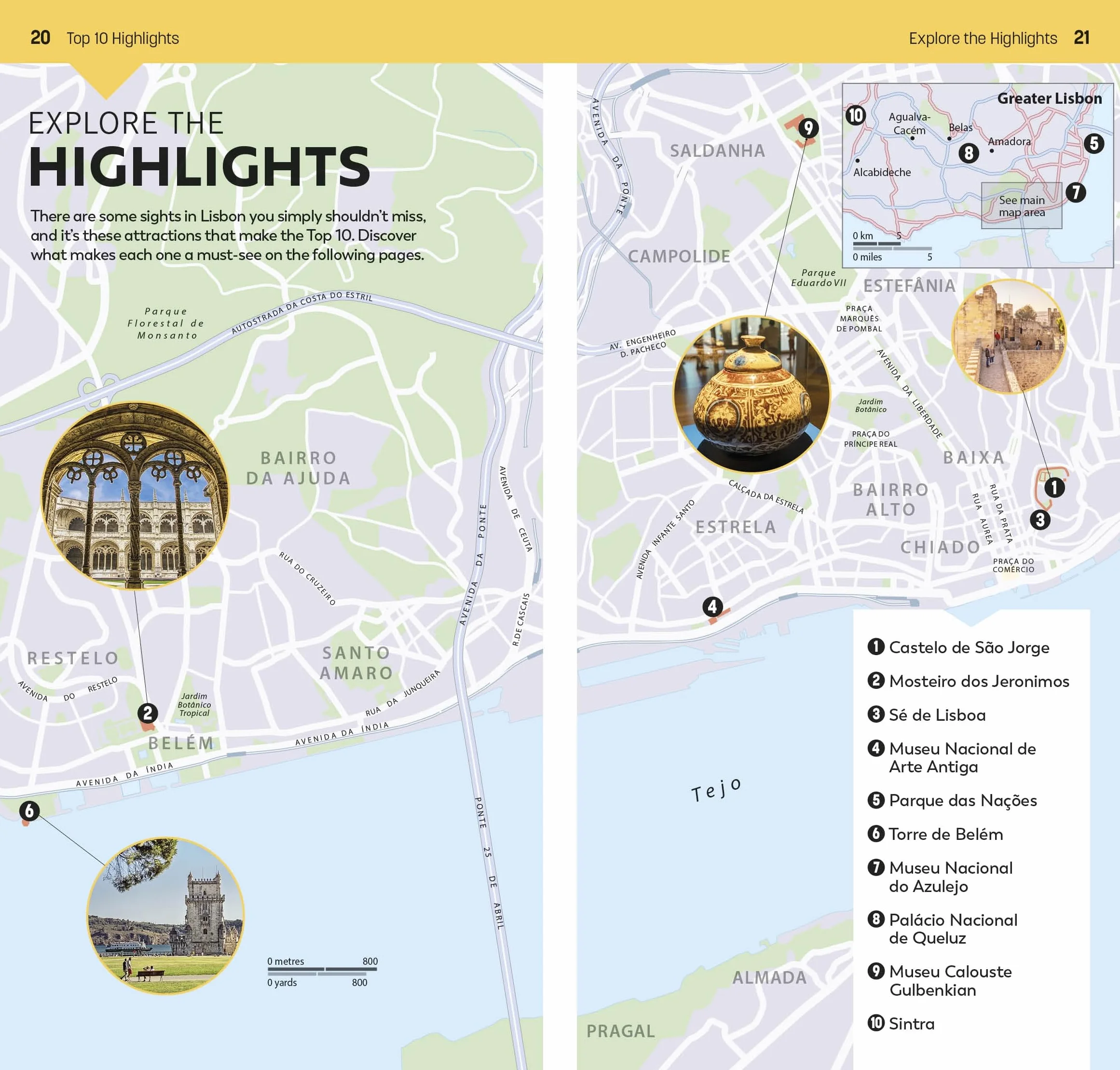 DK Top 10 Lisbon: Top 10 lists for your perfect trip, plus an all-weather folded map