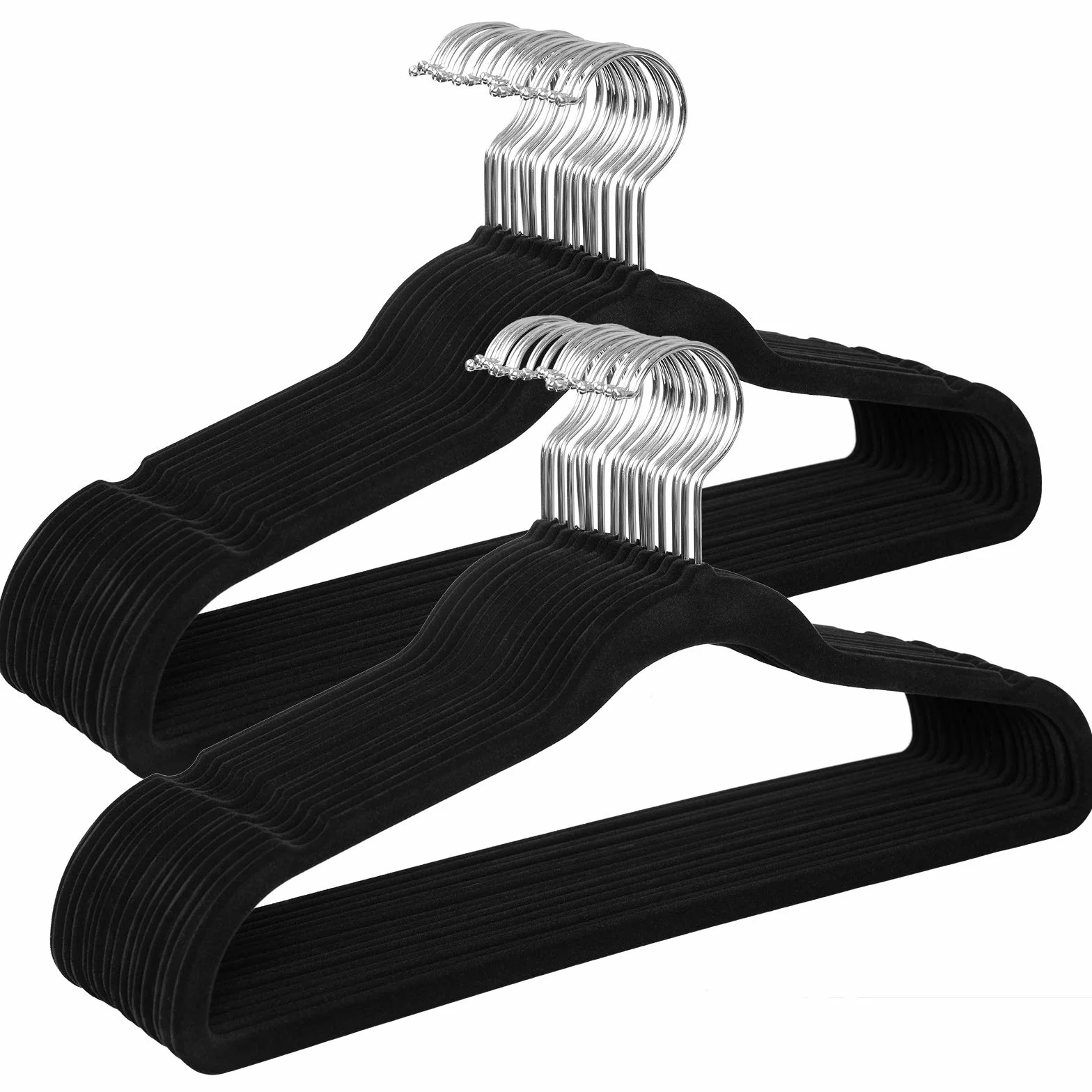 Songmics Wieszaki Czarny 30 szt
