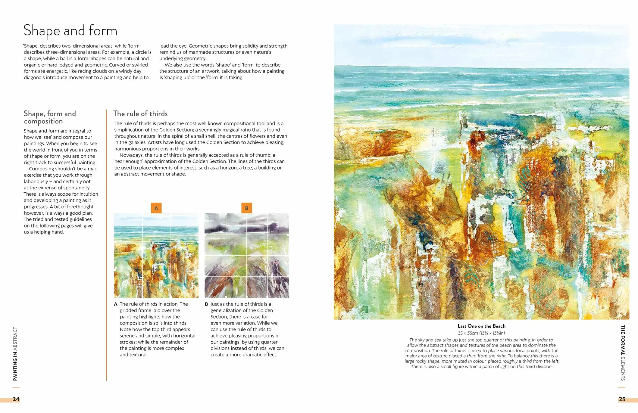 Painting in Abstract: Mixed Media Artwork Inspired by the Natural World
