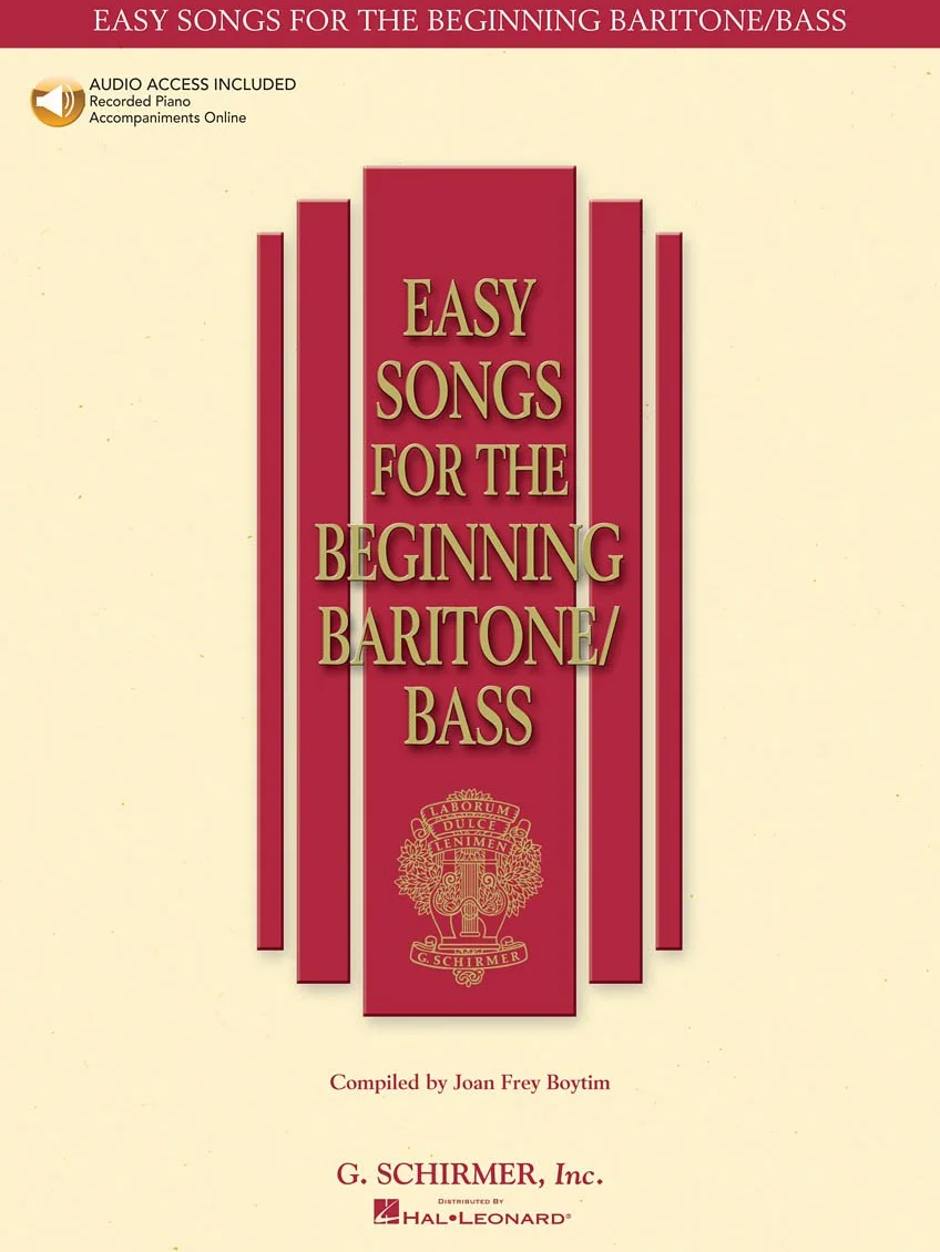Easy songs for the beginning baritone/bass