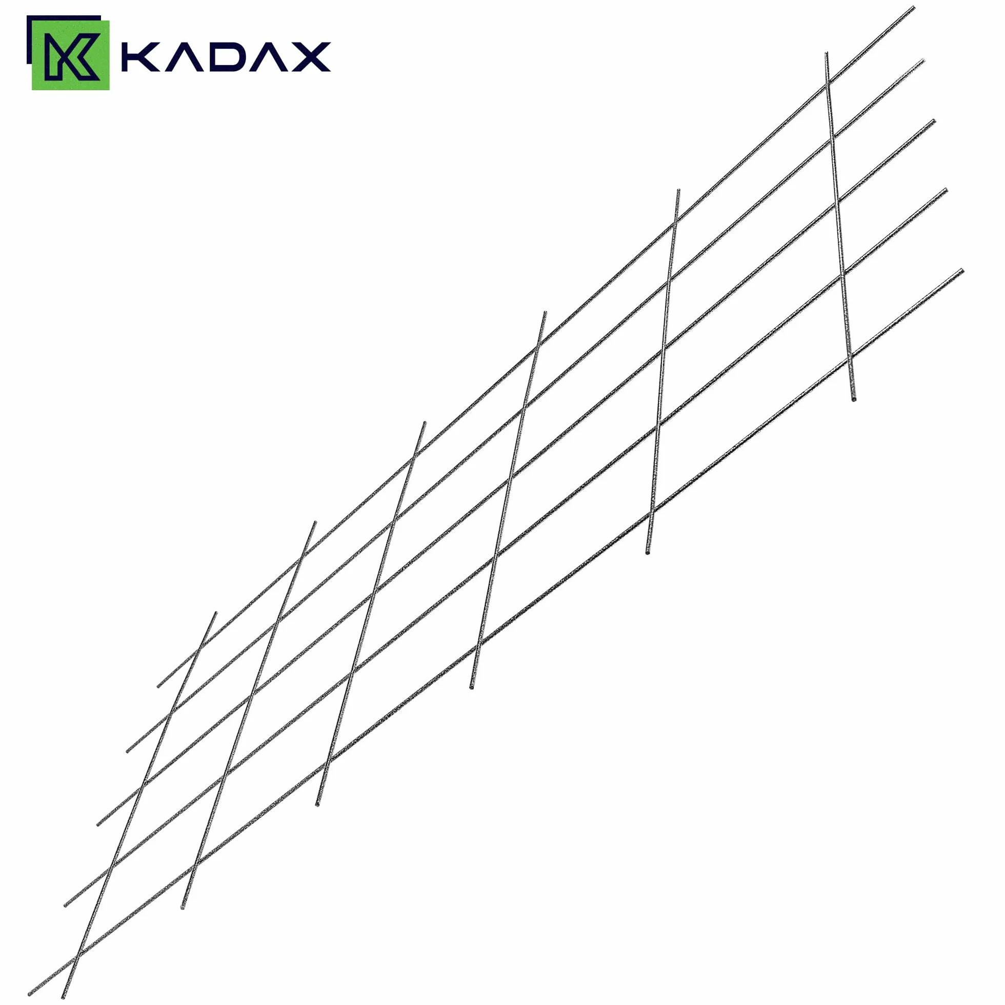 KADAX Kratka ogrodowa na pnącza 75 x 150 cm do ogrodu, balkonu i tarasu ułatwia prowadzenie pnączy i formowanie róż oraz ma stabilną stalową konstrukcję