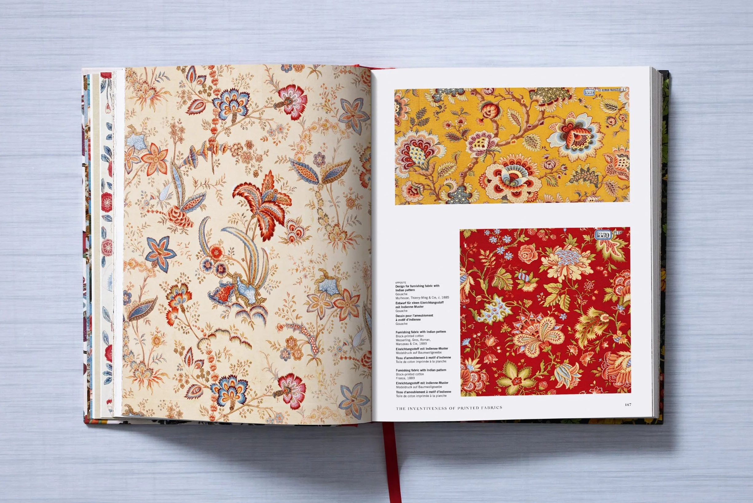 The book of Printed Fabrics: From the 16th century until today