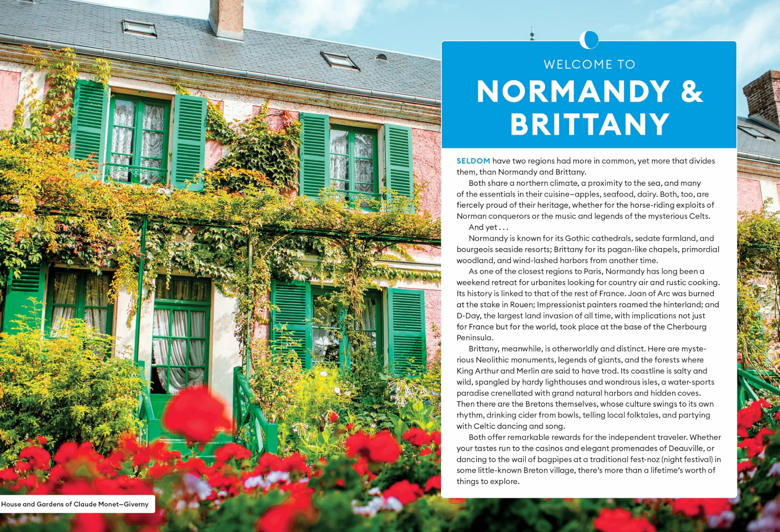 Moon Normandy & Brittany: With Mont-Saint-Michel: Castles & Cathedrals, Charming Villages & Markets, D-Day Beaches