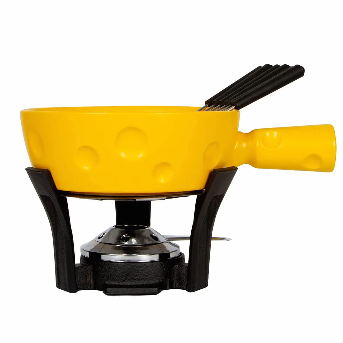Boska Super Cheesy Zestaw do fondue 1,3 l Żółty