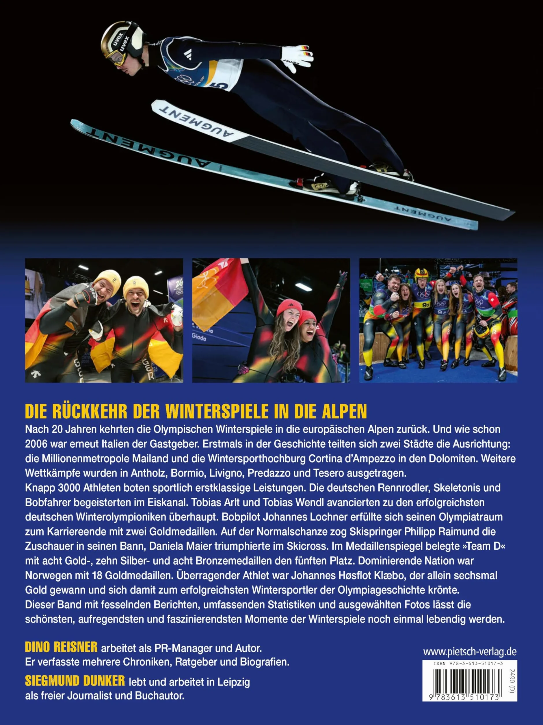 Olympische Winterspiele Mailand Cortina 2026: Tobias Arlt, Daniela Maier, Max Langenhan, Julai Taubitz u.v.m.