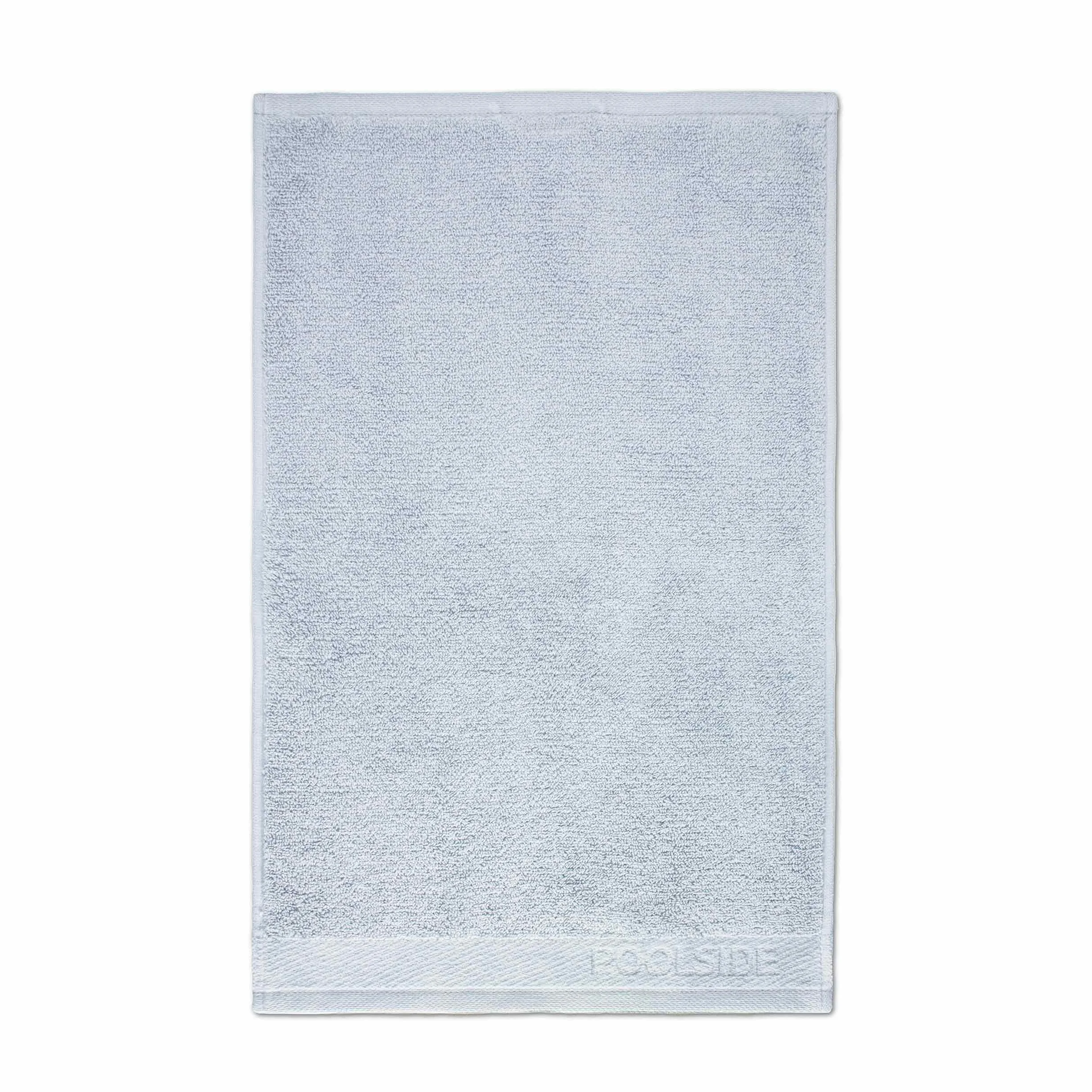 MÖVE Poolside Ręcznik dla gości, 30 x 50 cm, ręcznik - Made in Germany, 100% bawełna, srebrny (srebrny)