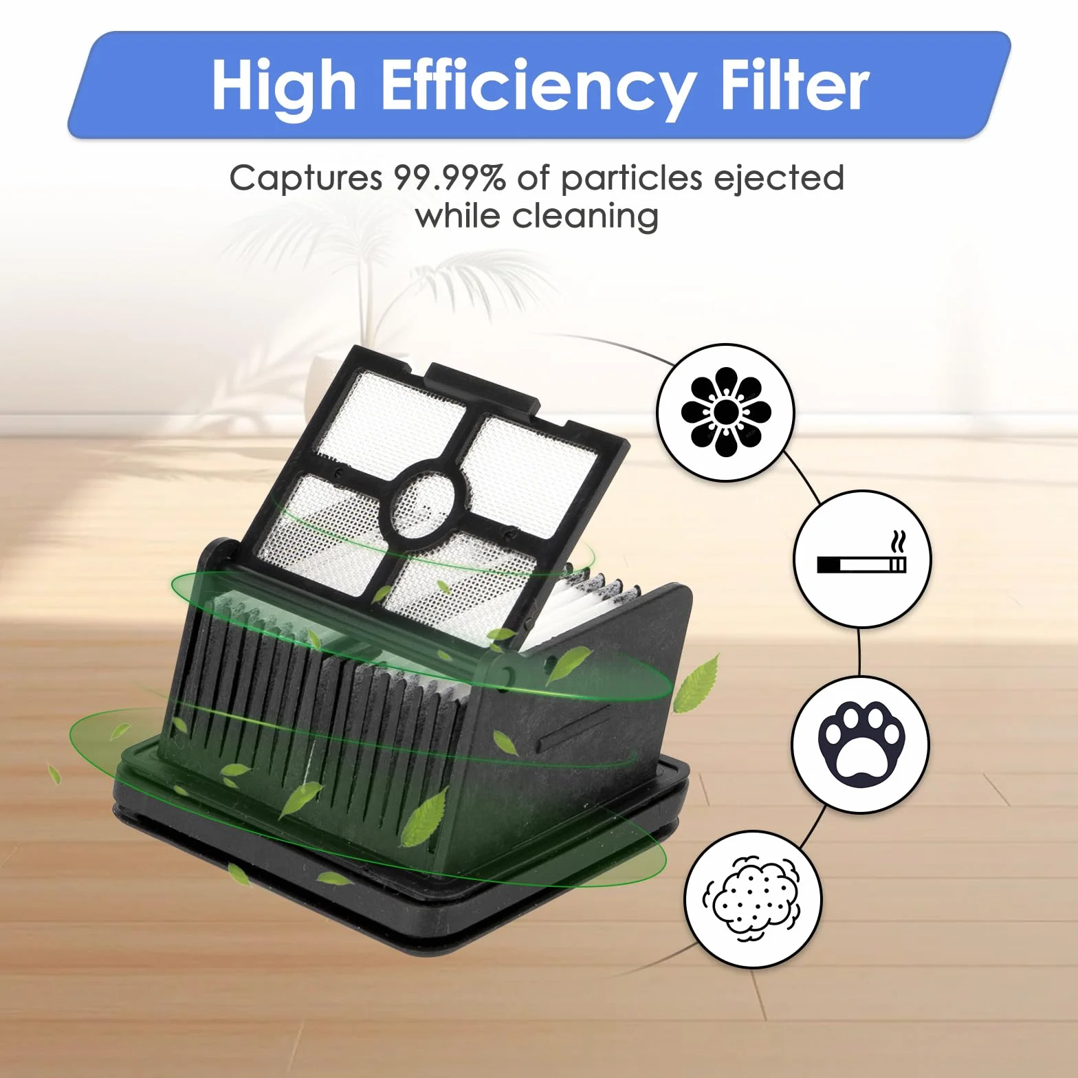 (2 sztuki) Wymienne wałki szczotkowe H12 Pro i filtry HEPA kompatybilne z Dreame H12 Pro / H12 Dual Cordless Wet and Dry Vacuum Cleaner, zestaw akcesoriów, 1 wałek szczotkowy, 1 filtr HEPA