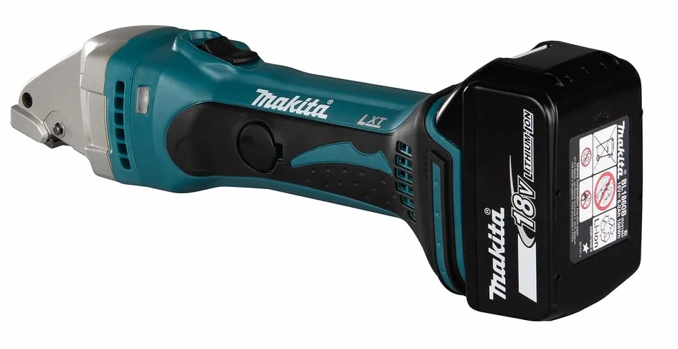 Makita Akumulatorowe nożyce do blachy 1,6 mm 18 V / 5,0 Ah, 2 akumulatory i ładowarka w MAKPAC, DJS161RTJ