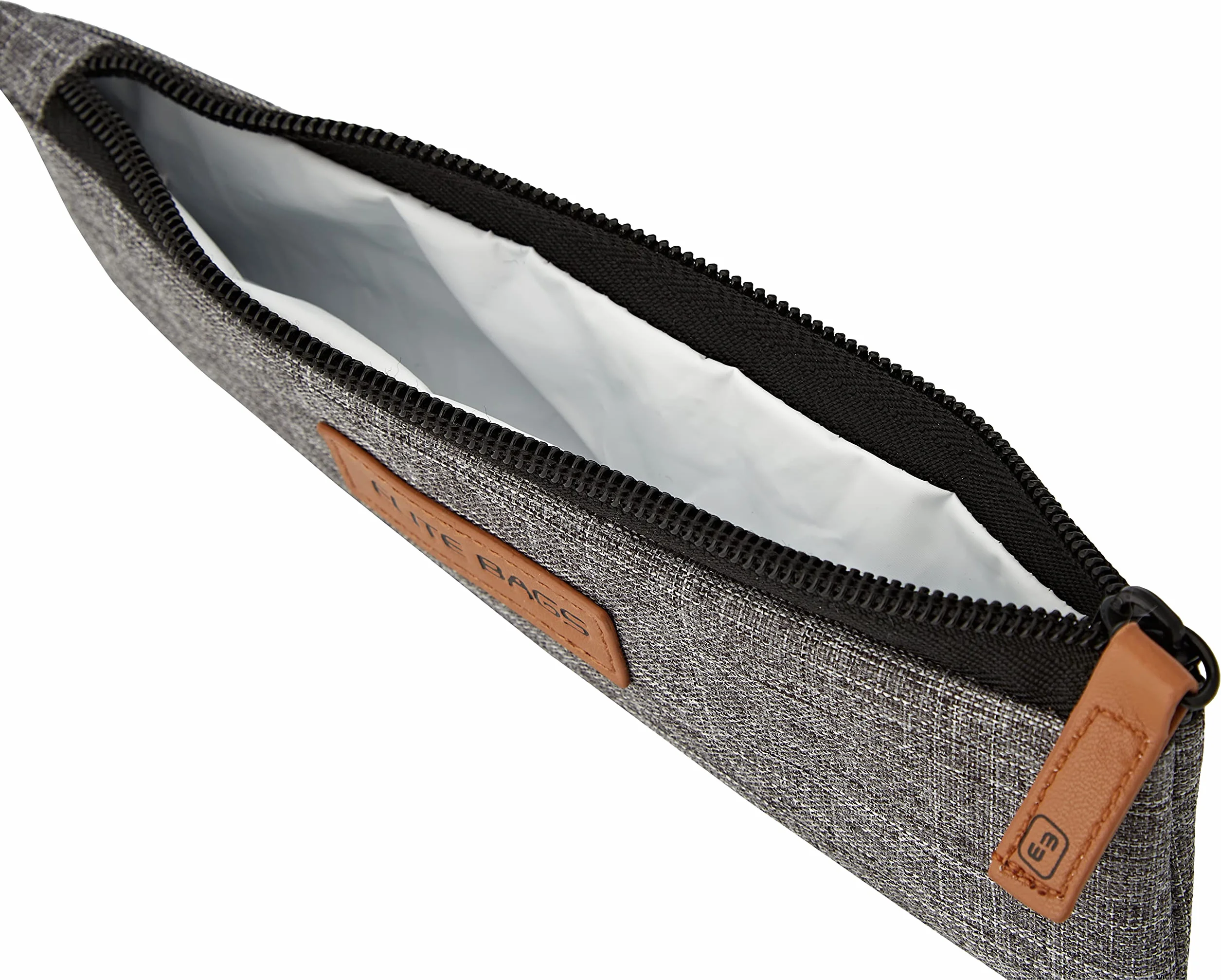 Torba dla cukrzyków | zamek błyskawiczny | do długopisu z insuliną | szary marmurkowy | Insulin's | Elite Bags
