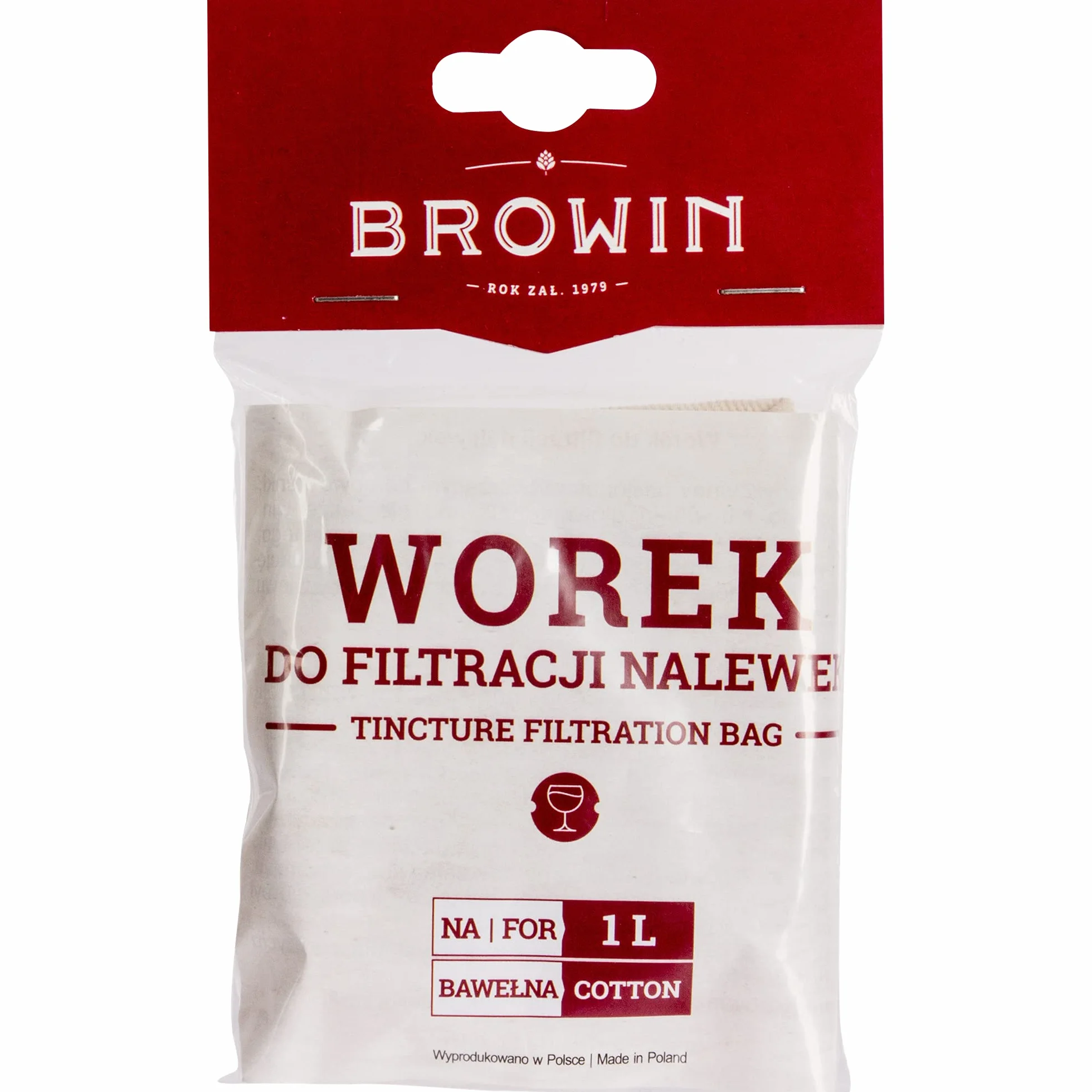 Browin 810600 Worek Filtrujący, Beżowy, 1,2 l