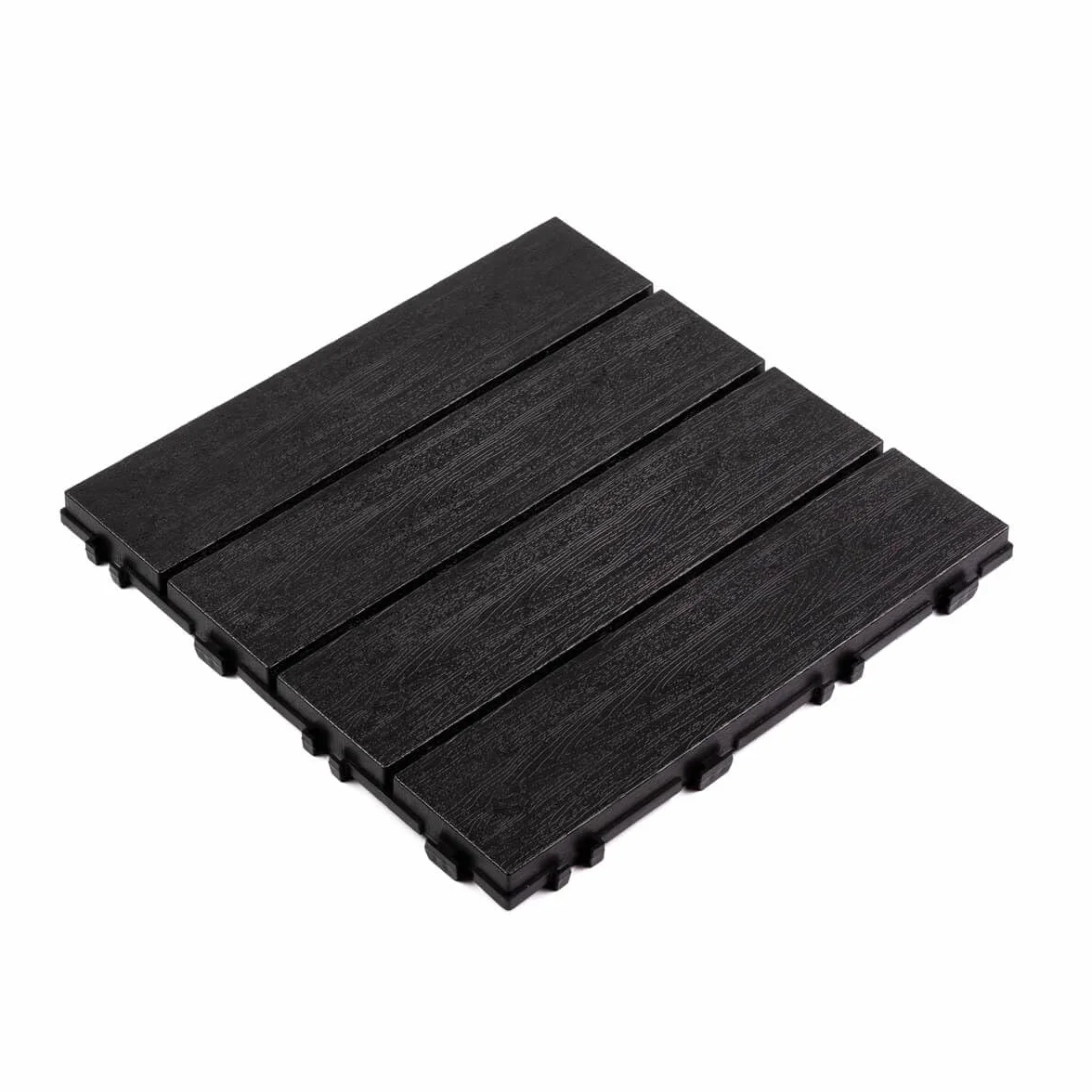 PCV Terrassenfliese Eco Anthrazit 30 x 30 x 2 cm