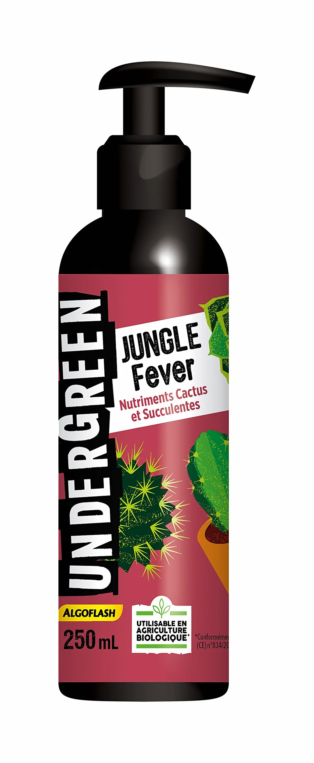 UNDERGREEN Dżungla Gorączka składników odżywczych Kaktus i Sukulenty, UAB, 250 ml