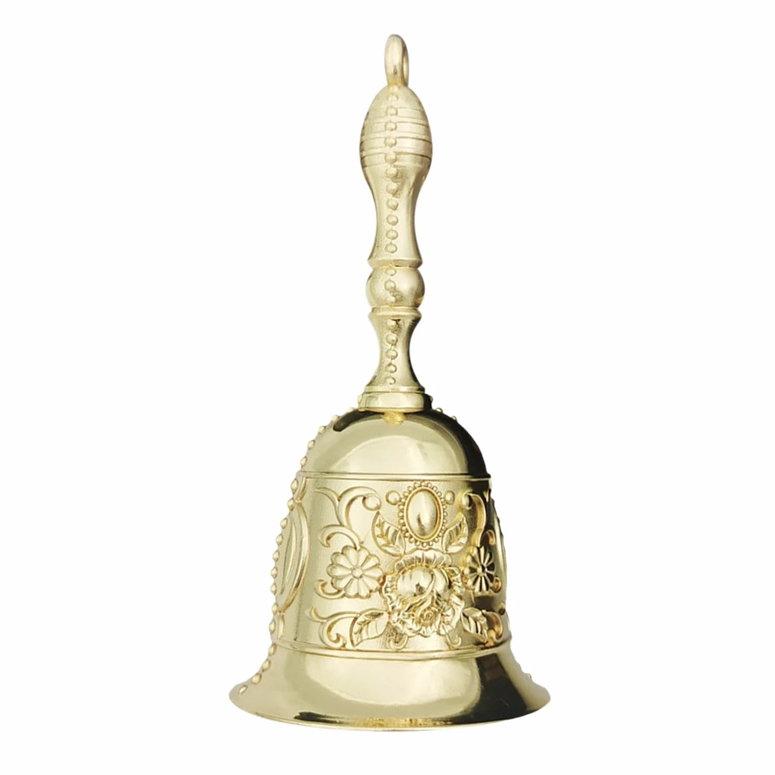 Vintage Dzwonek awaryjny | Luksusowy mosiężny dzwon | Estetyczny mosiężny dzwonek | Hotel Design Vintage Dzwonek na biurko Elegancki dzwonek ślubny Dzwonek kościelny z wypukłością cl