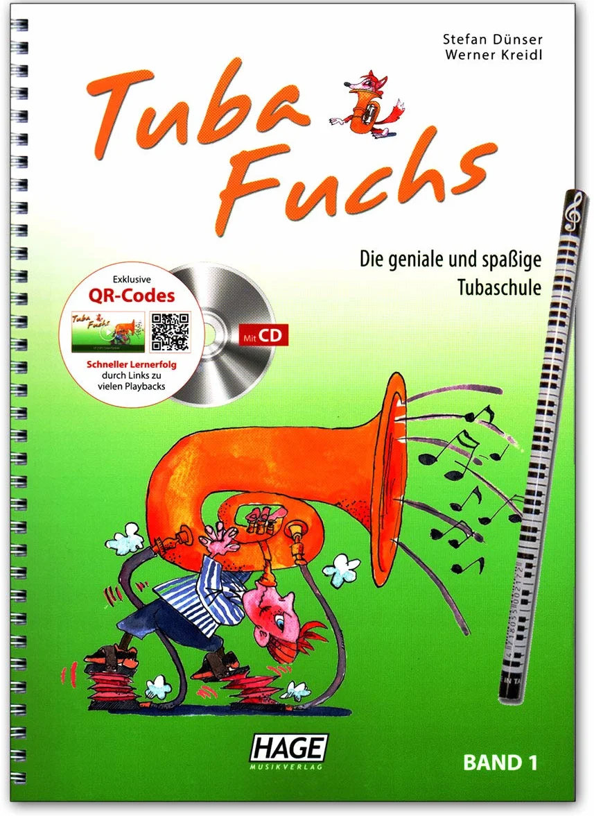 Tuba Fuchs Band 1 - genialne i zabawne tubki szkoły - podręcznik z CD - Hage Verlag EH3818 9783866264274