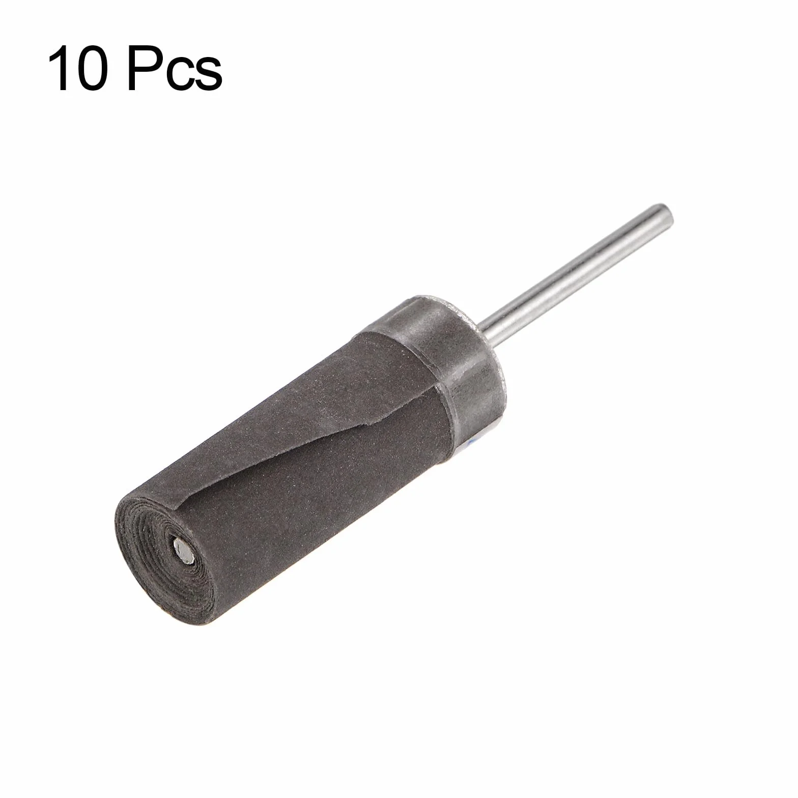 QUARKZMAN 10 sztuk rolek papieru ściernego, ziarnistość 600, trzonek 2,35 mm, bębny szlifierskie, tulejki, cylindry, głowica szlifierska do obróbki drewna, szkła, polerowania metalu