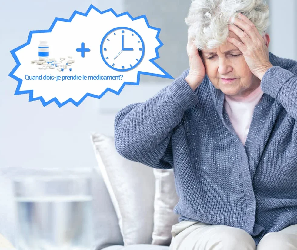 Lemnoi Zegary z demencją, cyfrowy zegar kalendarzowy z dniem i datą, budzik na utratę pamięci, choroba Alzheimera, 15 alarmów i przypomnień o lekach, automatyczny czas letni, 18 cm, biały