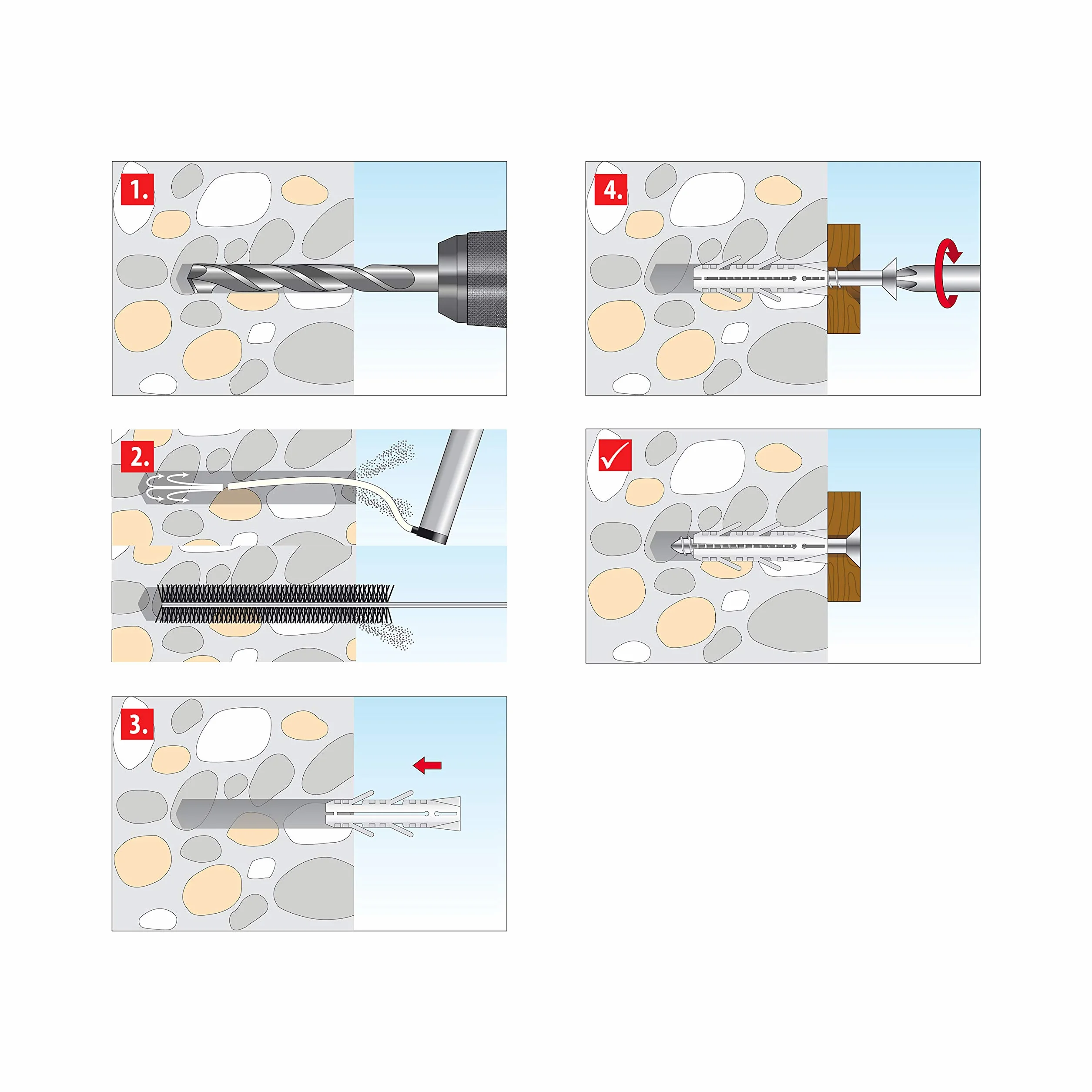 TOX Korki rozszerzające Barracuda 6 x 30 mm, 100 sztuk, 013100041