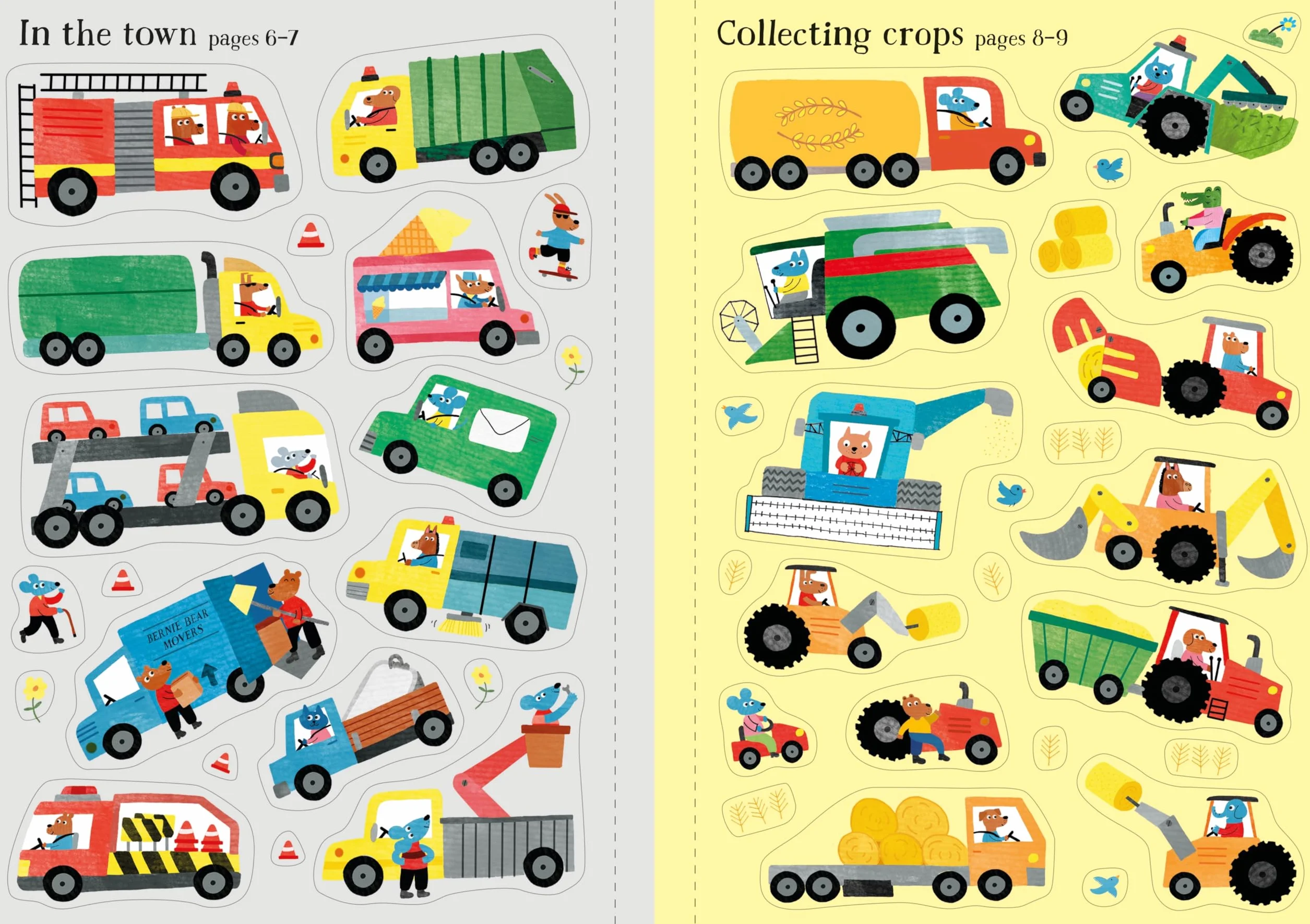 Little First Stickers Tractors and Trucks