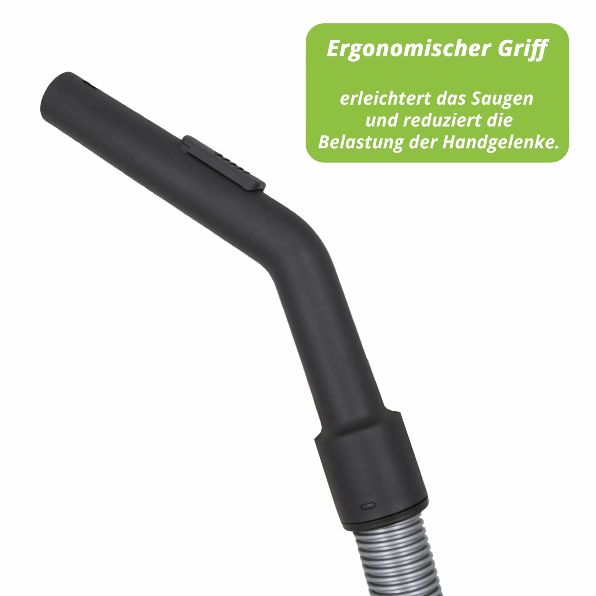 Premium wąż do odkurzacza kompatybilny z Miele S500-S548 i S600-S648 – wąż ssący z uchwytem i podłączeniem do urządzenia Miele S511i, S512i, S548i, S621i, S624i i S648i odkurzaczy
