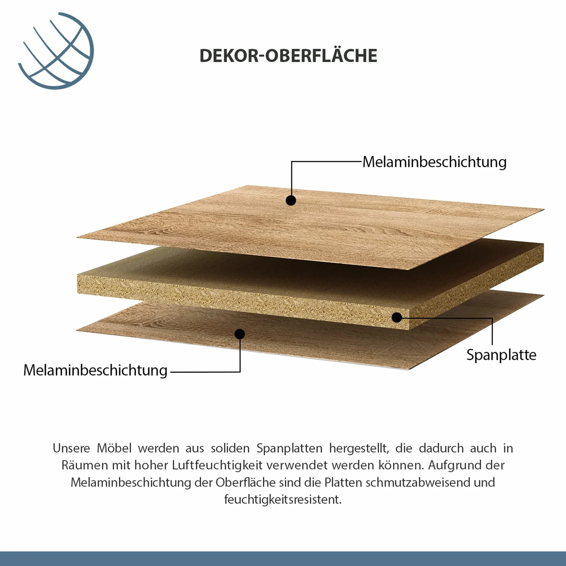 Planetmöbel Meble do przedpokoju, garderoba, szafka wisząca, 1 x 100 cm, złoty dąb – antracyt, kompaktowa garderoba z klapką jako miejsce do przechowywania, wieszak ścienny wiszący lub stojący, 37,8 x