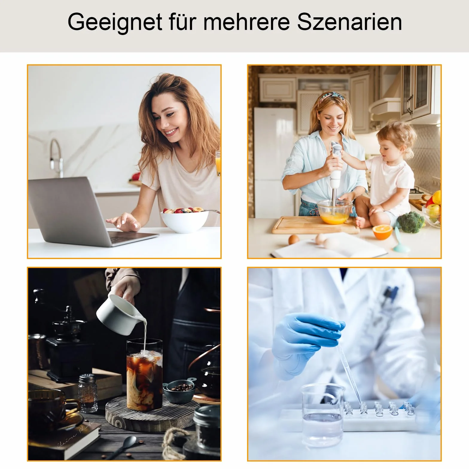 ACONDE Kubek z miarką 120 ml z wagą do espresso shotów