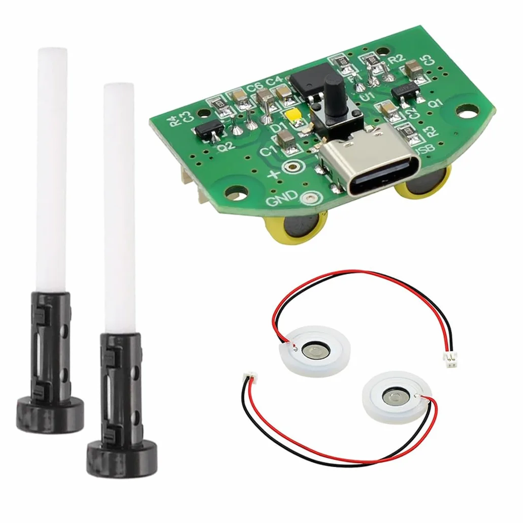Hailege DIY Kit USB-C Moisture Spray Mist Maker Atomizer Mini Oscylator z timerem