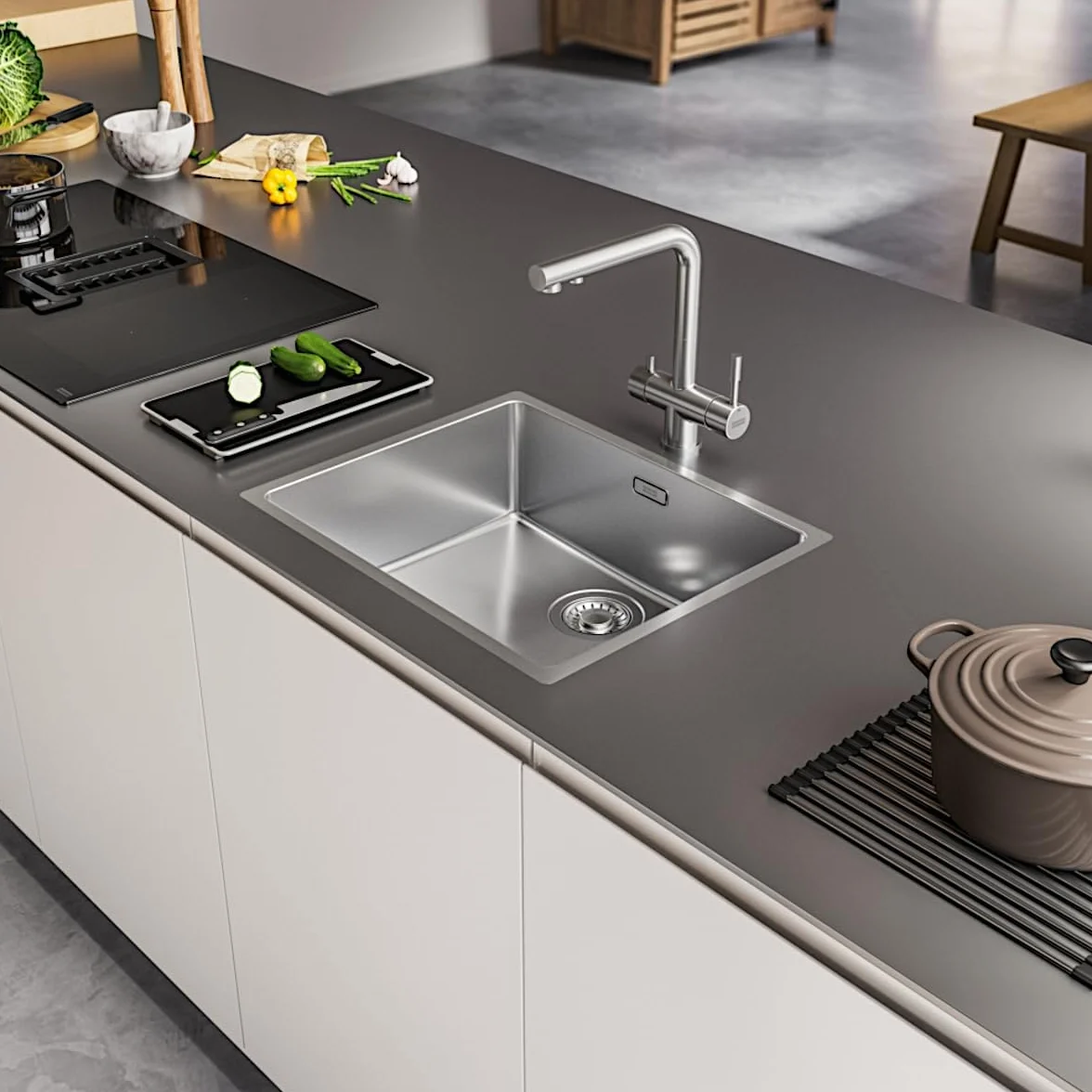 Franke ATLAS CLEAR INOX Kran kuchenny z filtracją wody stal nierdzewna