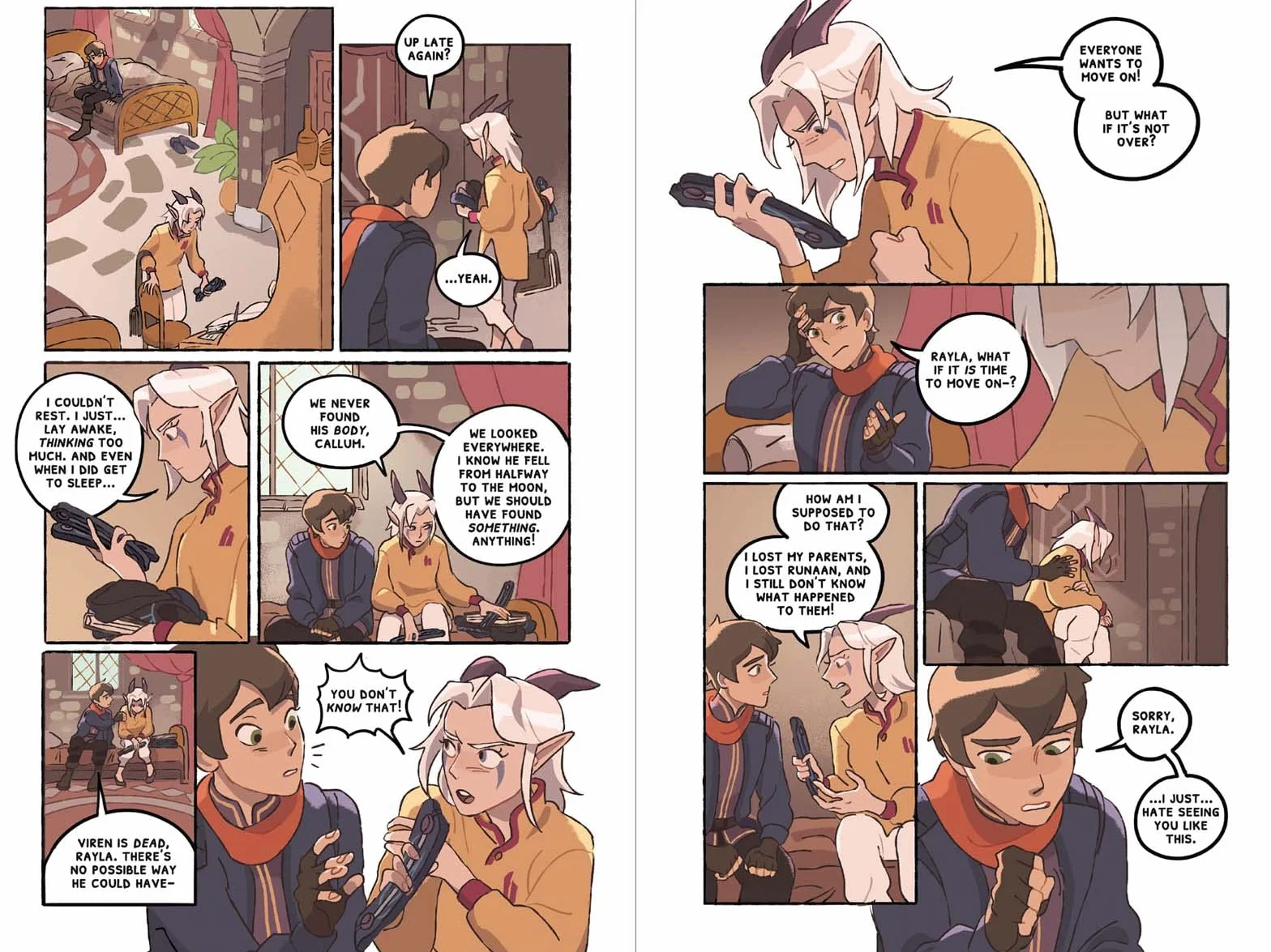Through the Moon (the Dragon Prince Graphic Novel #1)