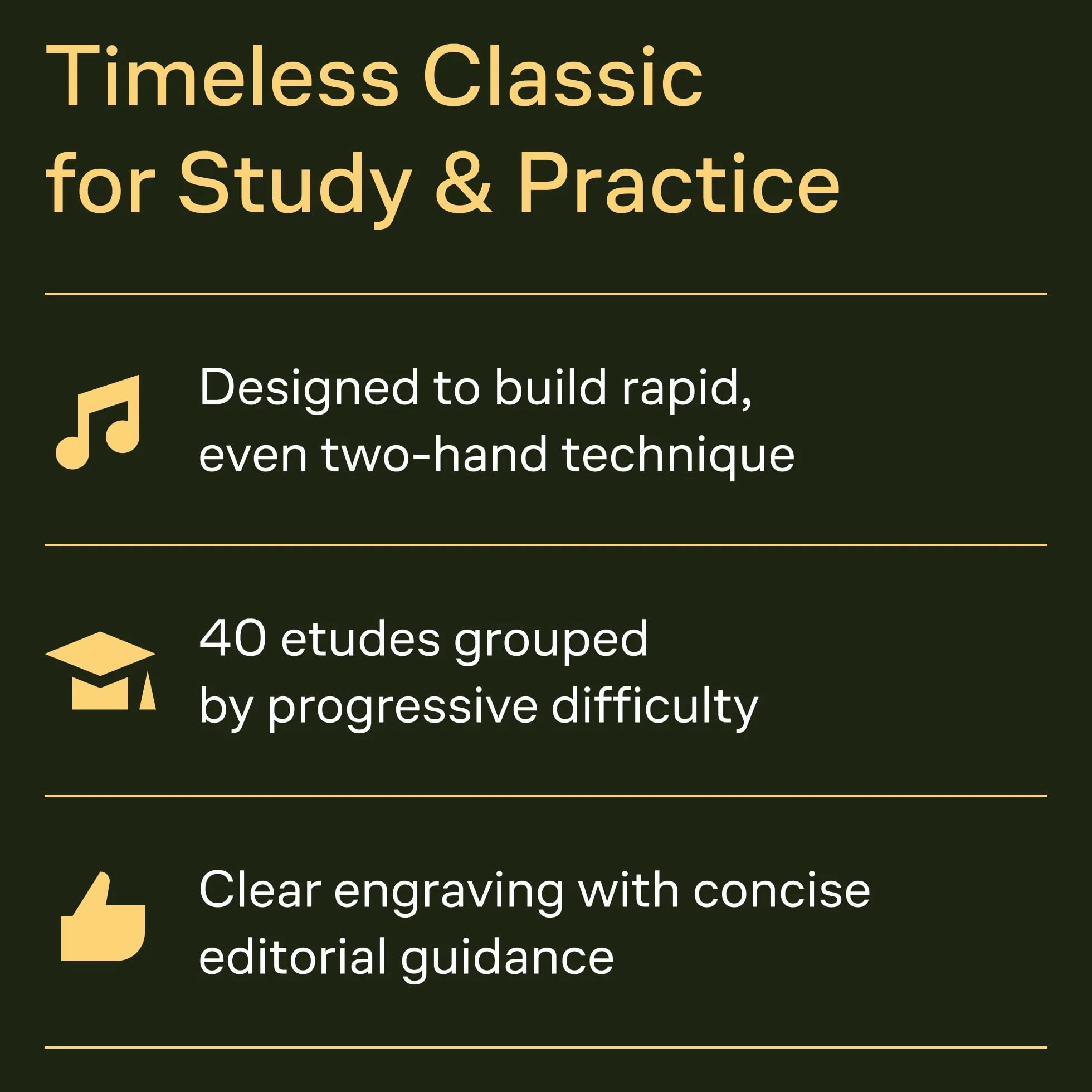 Carl czerny: the school of velocity op.299 (complete) piano: Schirmer Library of Classics Volume 161 Piano Technique