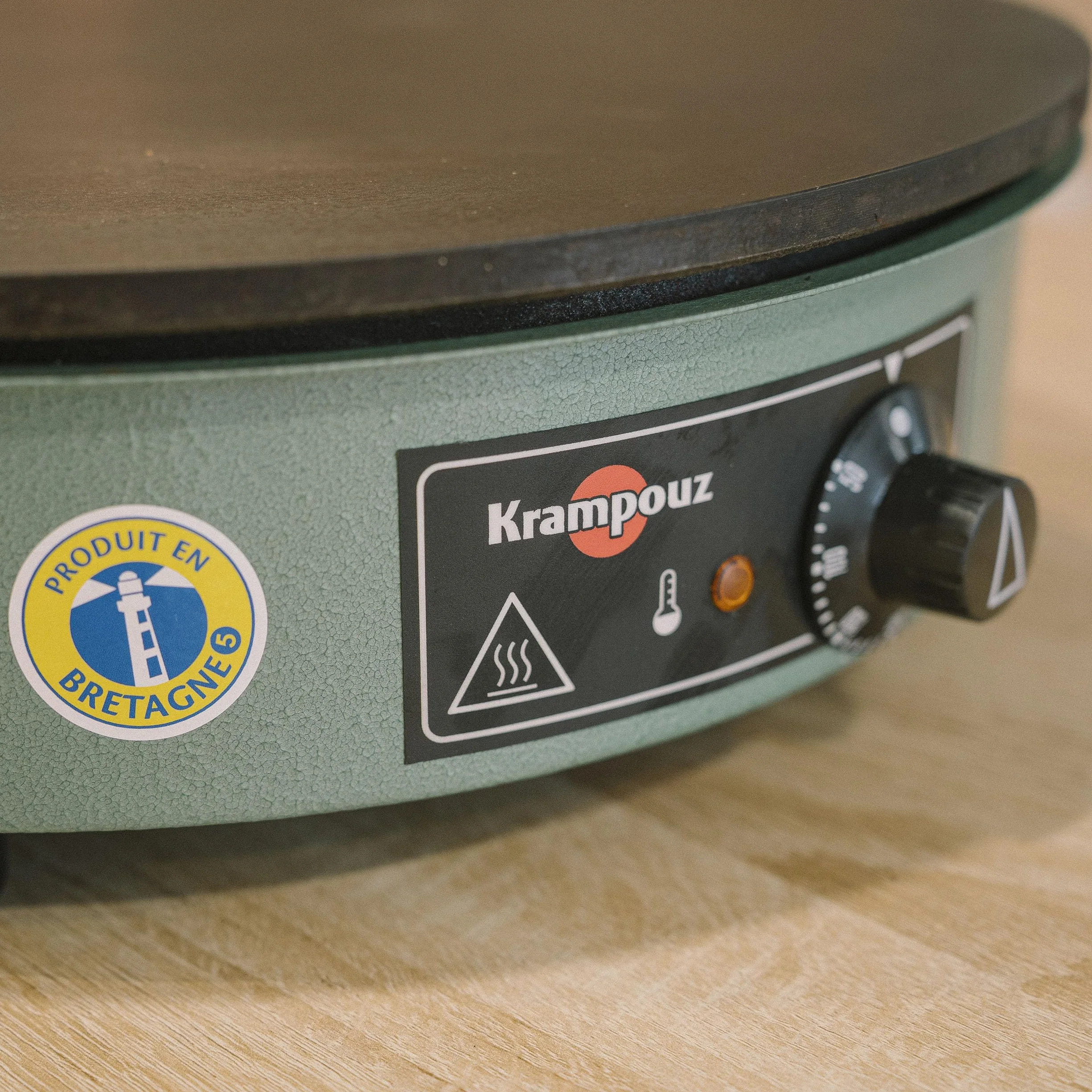 Krampouz Billig Tradycyjna obrabiana płyta żeliwna średnica 35 cm 2500 W - wyprodukowana we Francji