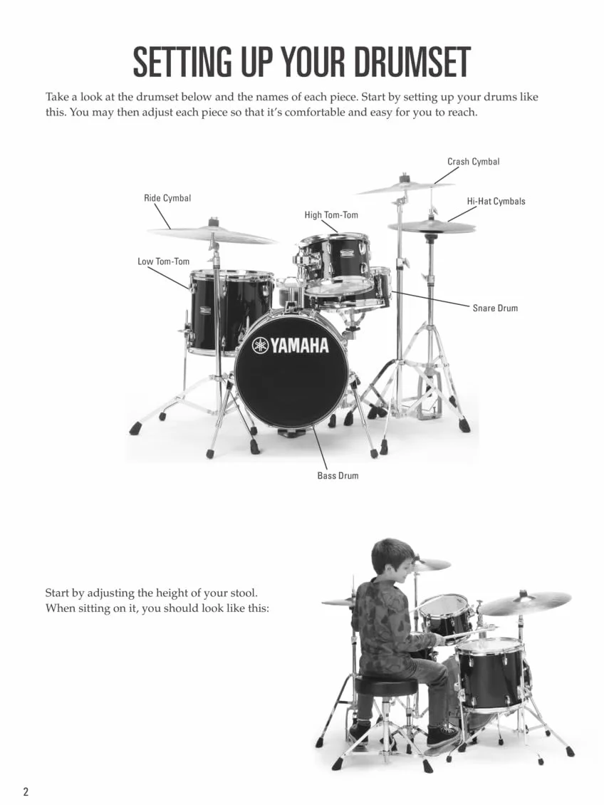 Hal Leonard Drums for Kids a Beginner's Guide with Step-By-Step Instruction for Drumset - Book/Online Audio