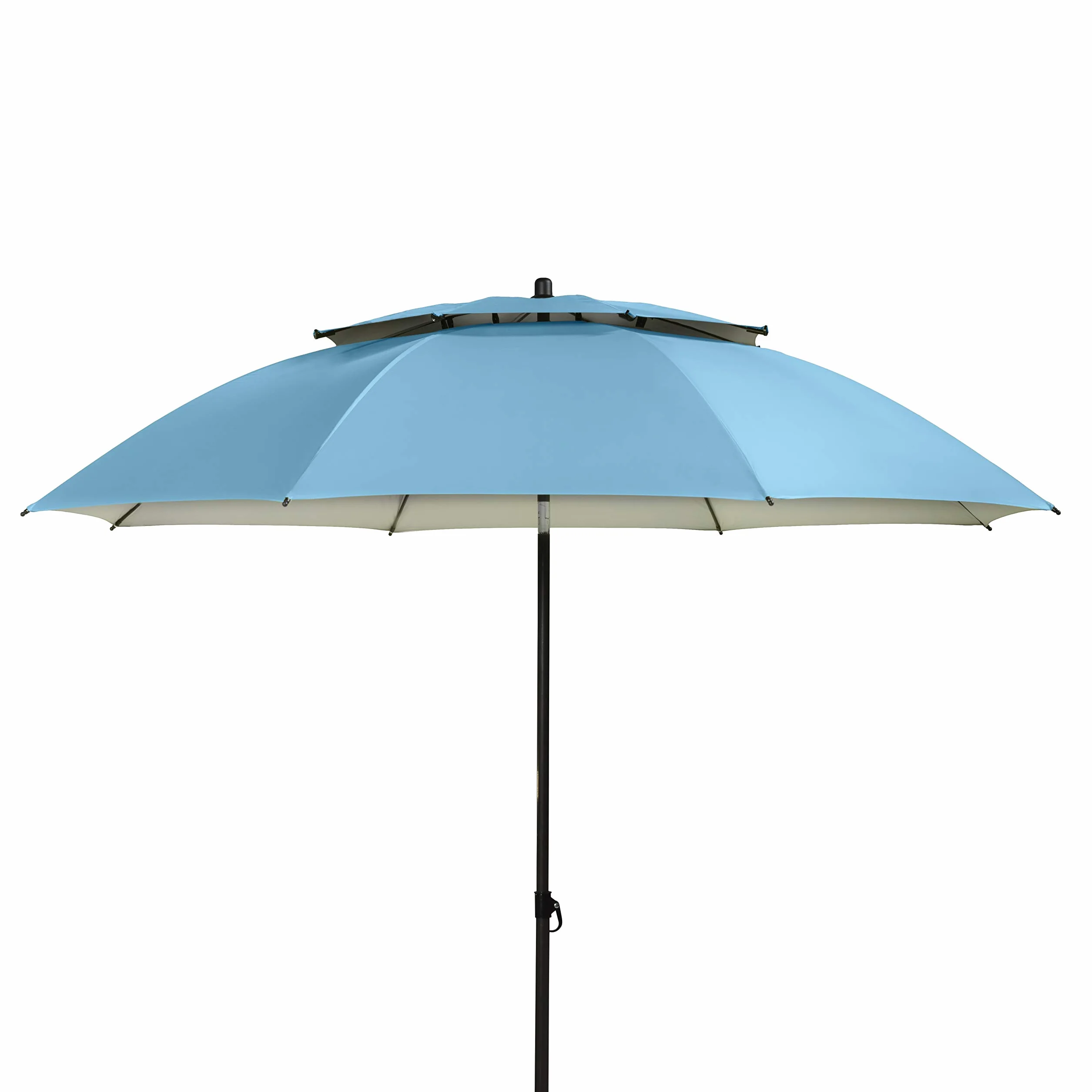 Doppler Derby Parasol Przeciwsłoneczny 200 cm I Na Plażę, Balkon i Taras I Z Regulacją Wysokości I Ochroną UV I Składany I Na Basen | Plażowy
