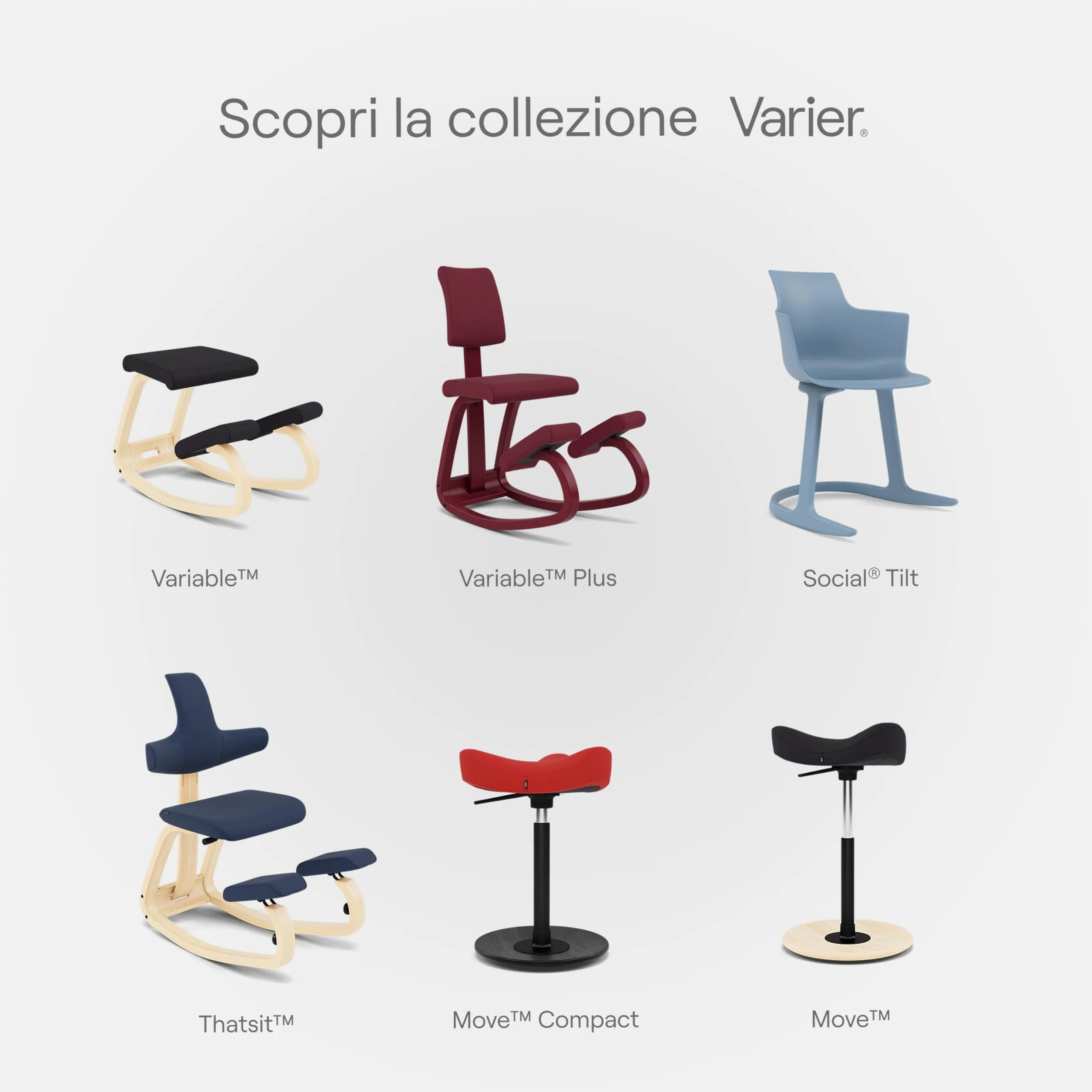 Varier Move ergonomiczny stołek o regulowanej wysokości z półką pozycyjną, drewnianą podstawą, czarny