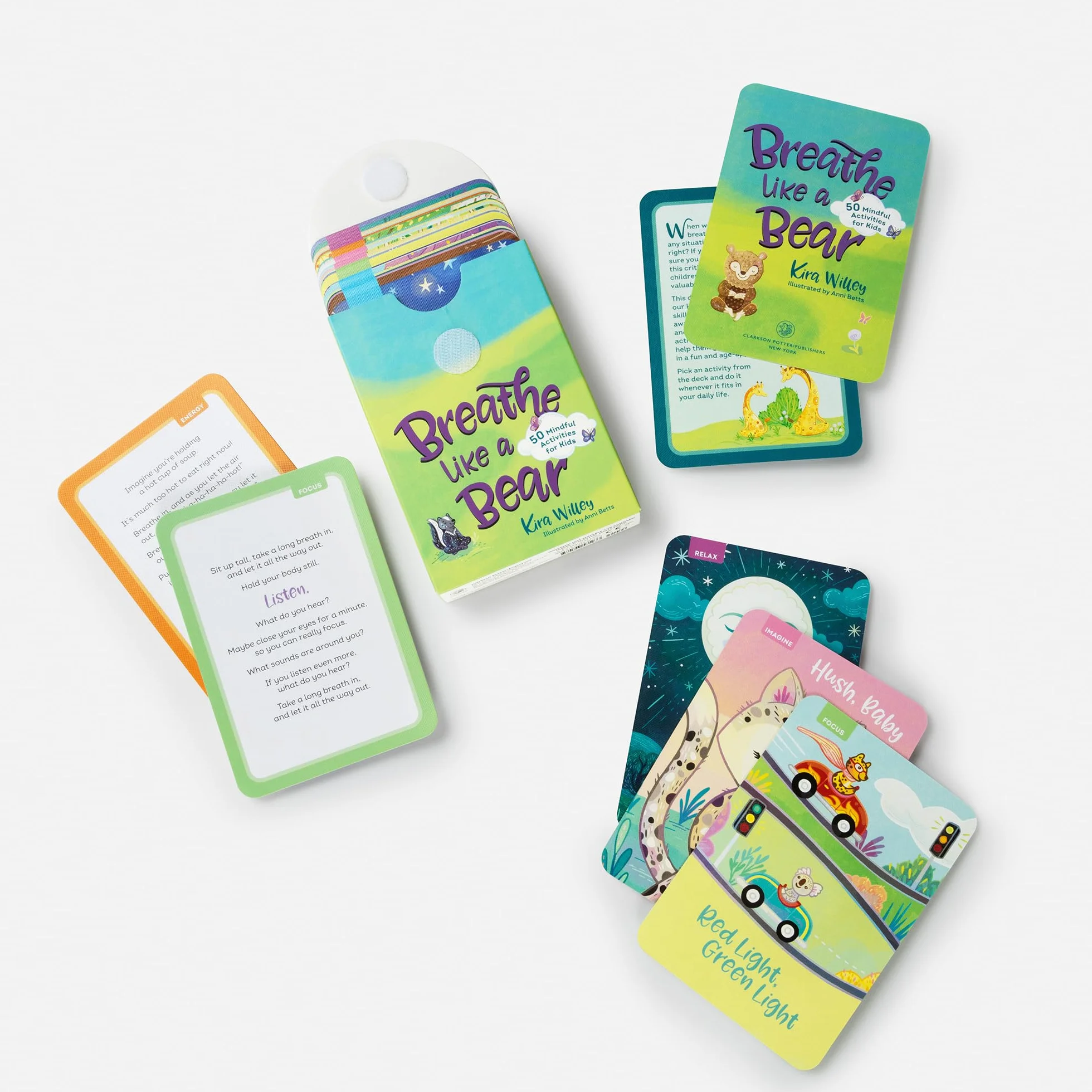 Breathe Like a Bear Mindfulness Cards: 50 Mindful Activities for Kids