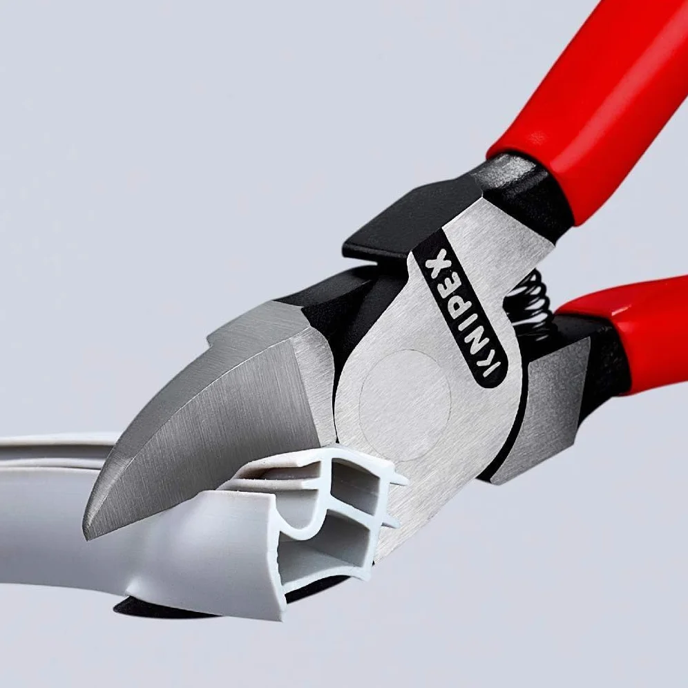 KNIPEX Szczypce tnące boczne do tworzywa sztucznego z tworzywa sztucznego, powlekane 160 mm, 72 21 160