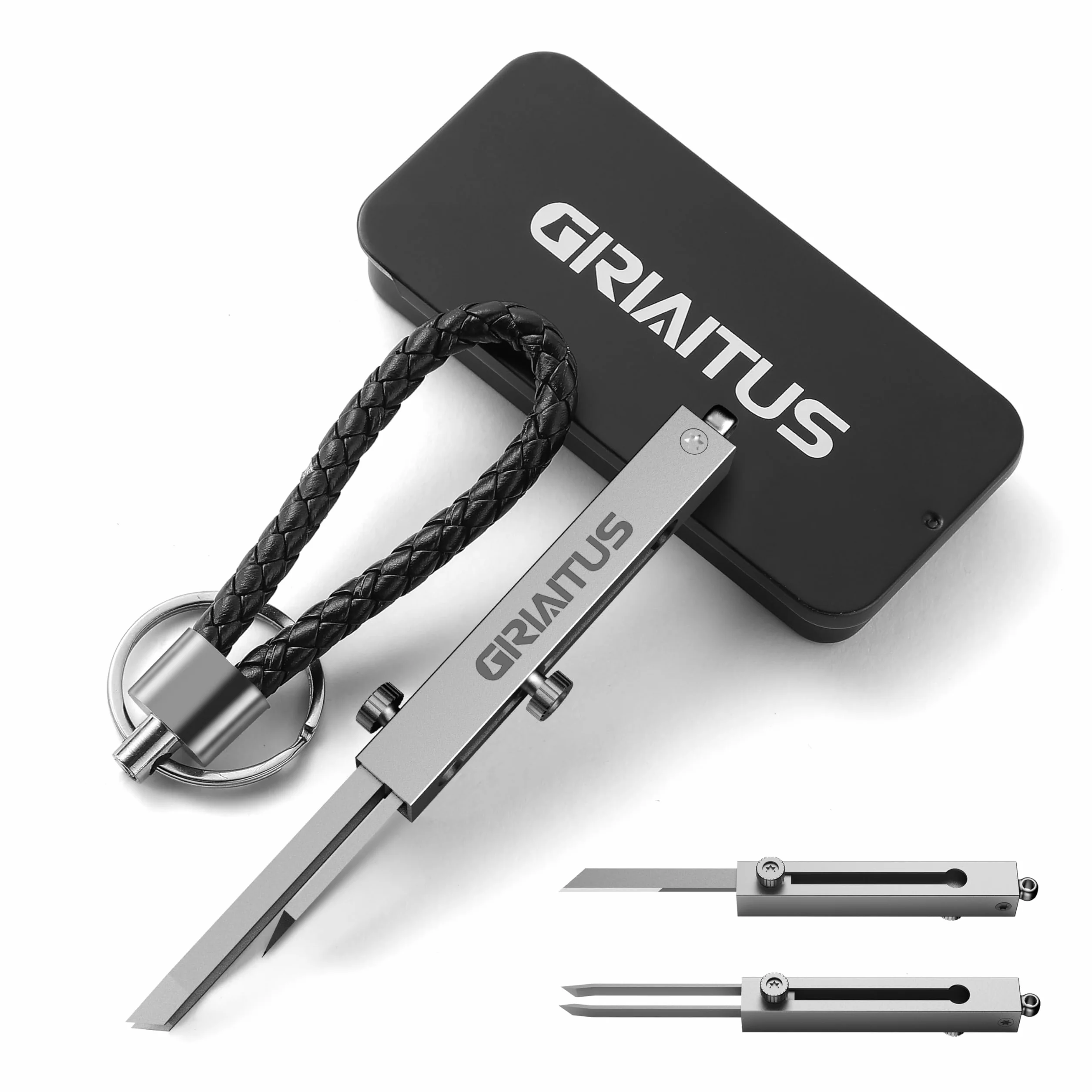 Pęseta EDC Precyzyjny scyzoryk 2 w 1 Multitool Premium antystatyczny do rzemiosła, biżuterii, lutowania i sportów na świeżym powietrzu Prace laboratoryjne (srebro)