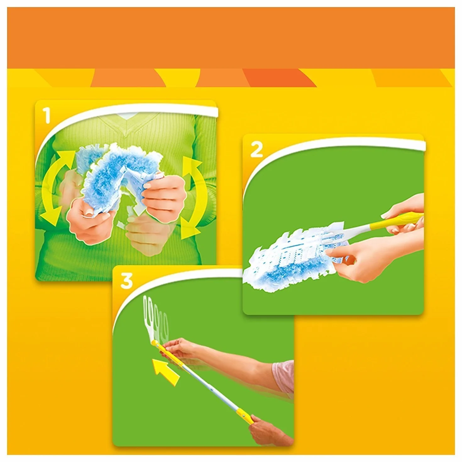 Swiffer Magnes przeciwpyłowy XXL w zestawie startowym, składający się z