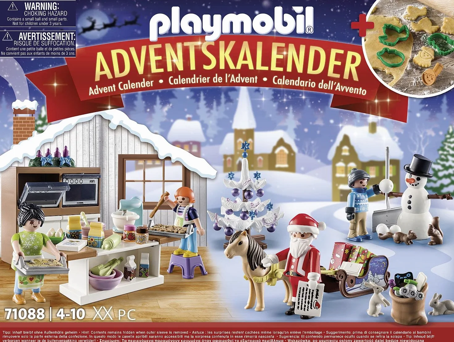 PLAYMOBIL 71088 Kalendarz adwentowy Świąteczne wypieki, od 4 lat