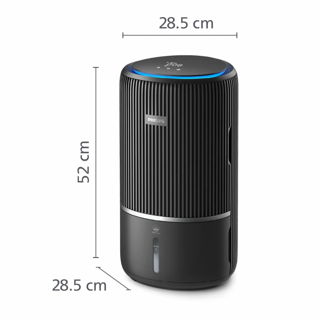 Philips Oczyszczacz i nawilżacz powietrza 2 w 1 z serii 3400, HEPA NanoProtect + filtr z aktywnym węglem, higieniczne nawilżanie 650 ml/h, CADR 300 m³/h dla 78 m² (AC3421/13)