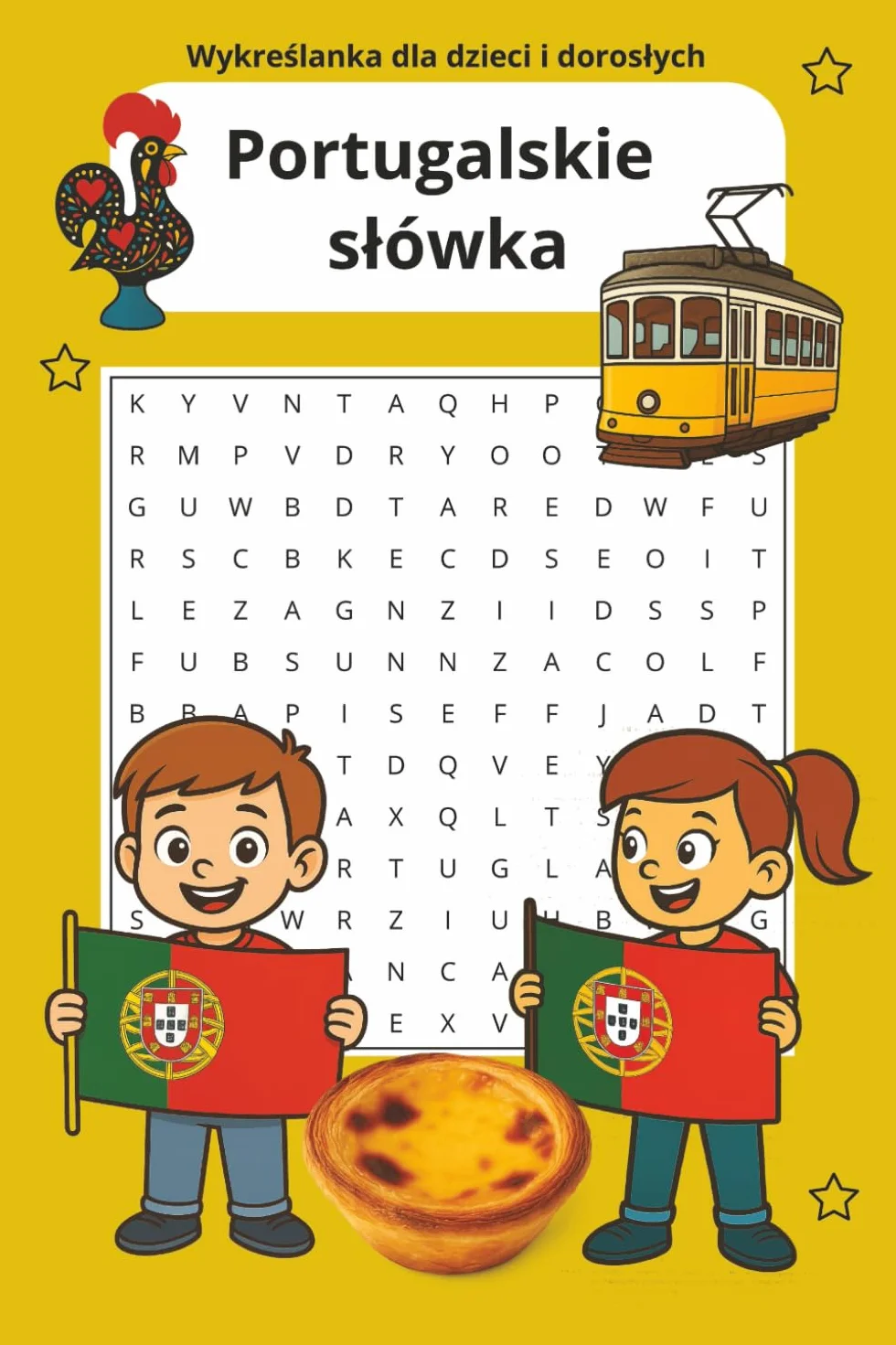 Portugalskie słówka: Wykreślanka dla dzieci i dorosłych I Zabawa I Język portugalski I Nauka I Języki obce