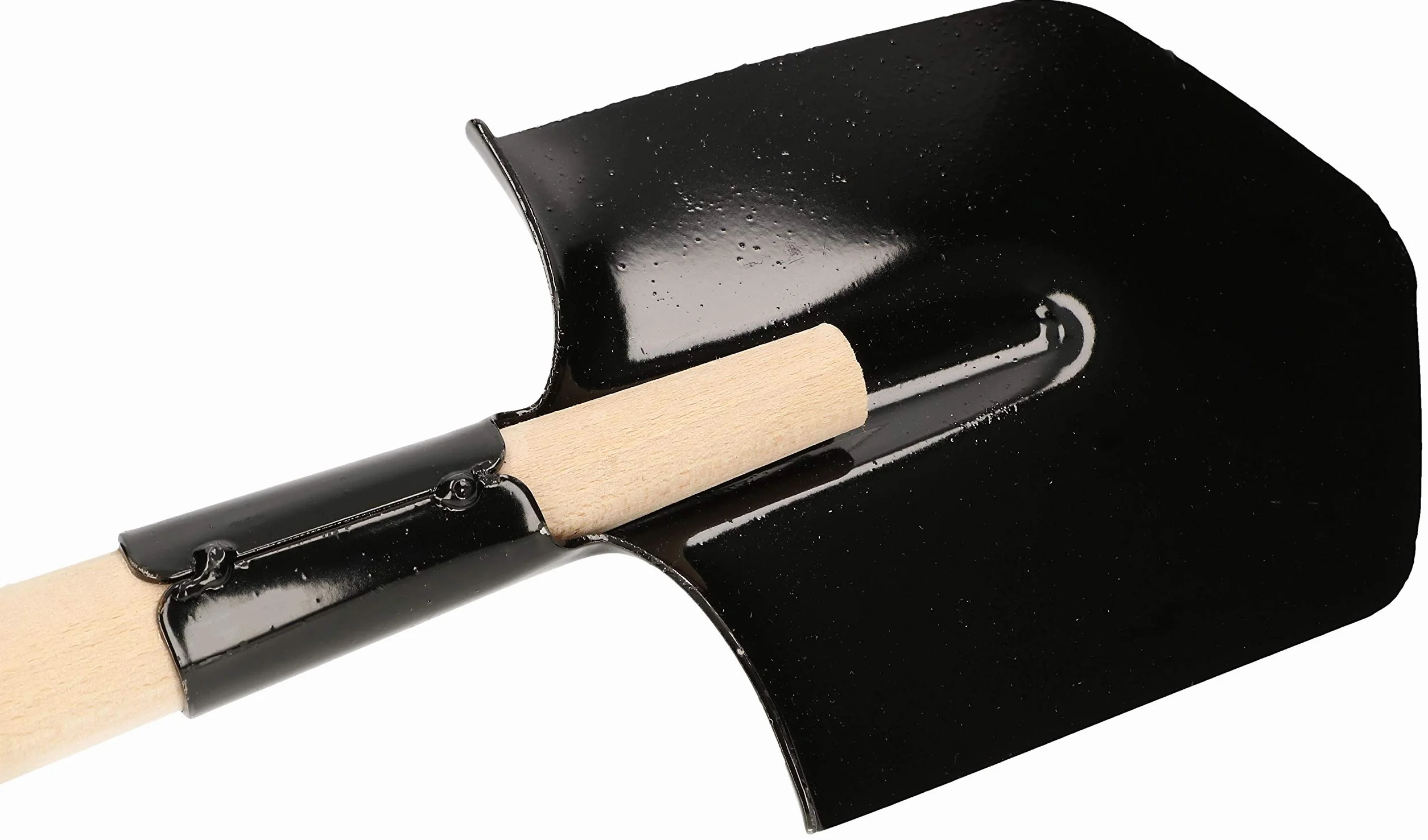 KOTARBAU® Łopatka polowa 60 cm z drewnianym trzonkiem, krótka szpatułka, ostre krawędzie, do aktywności na świeżym powietrzu