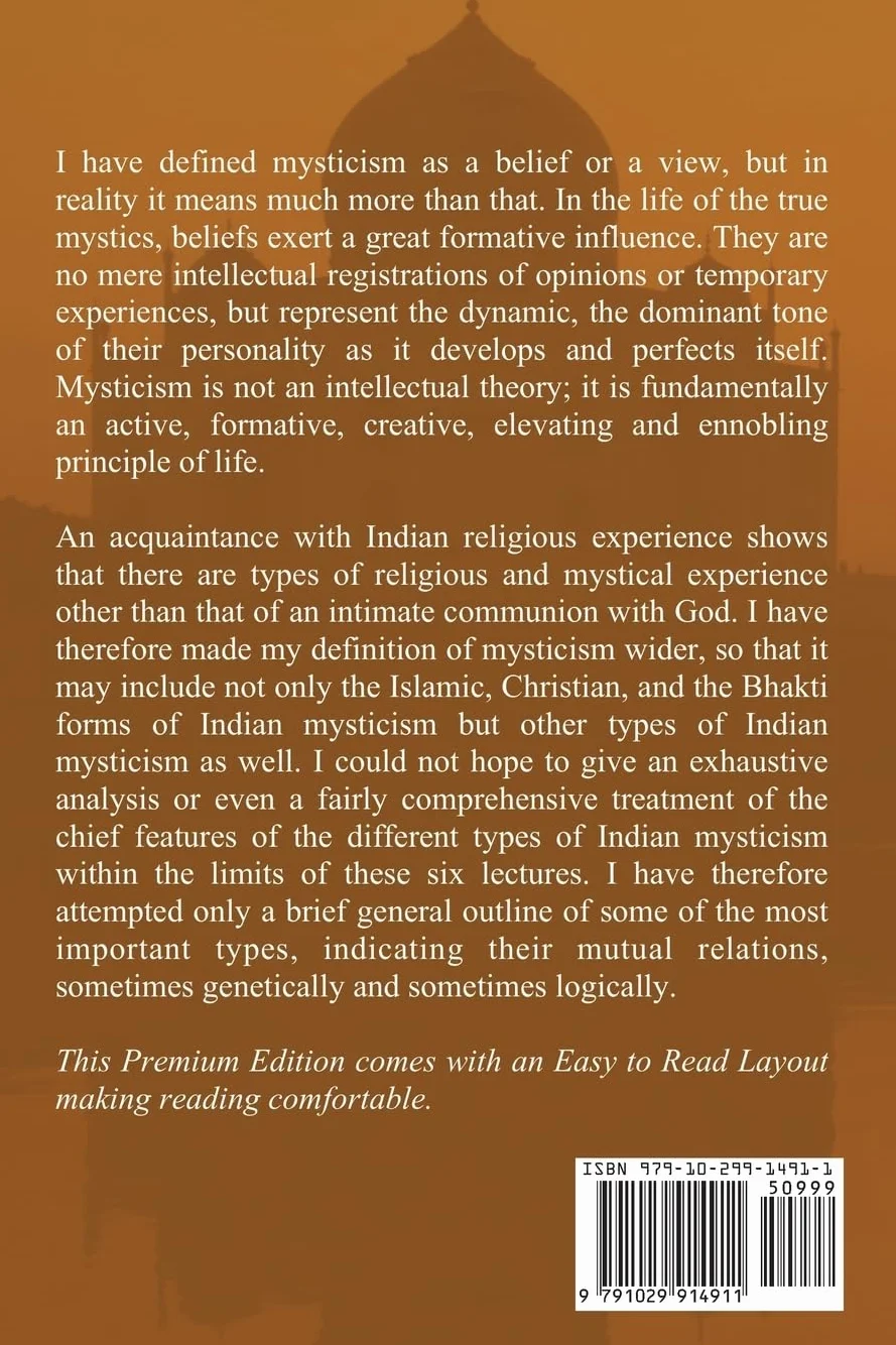 Hindu Mysticism: Easy to Read Layout